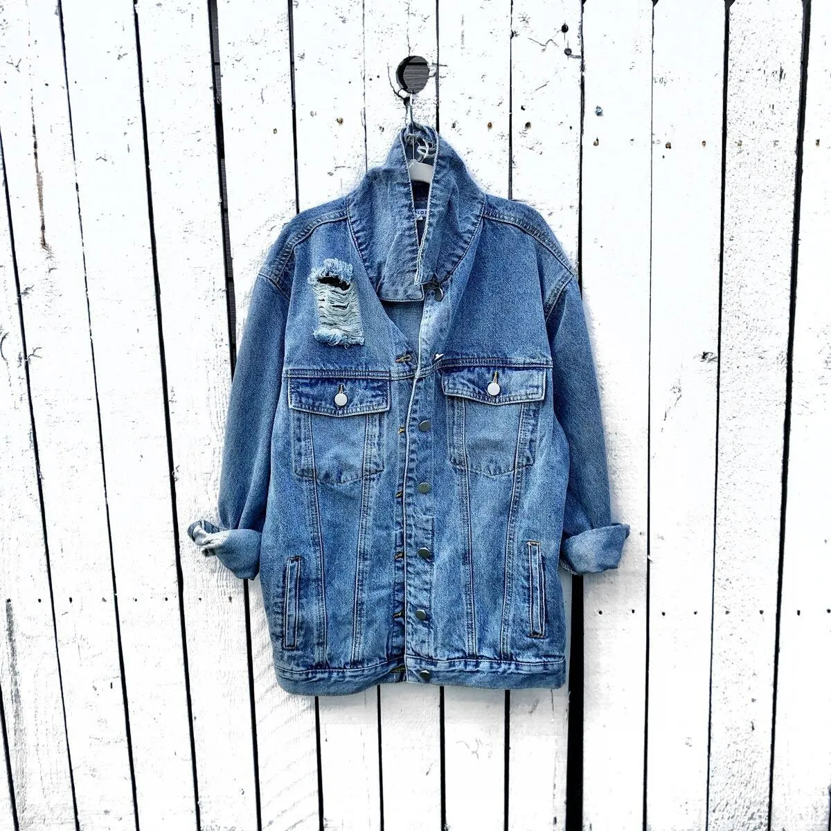 Oversized Blue Denim