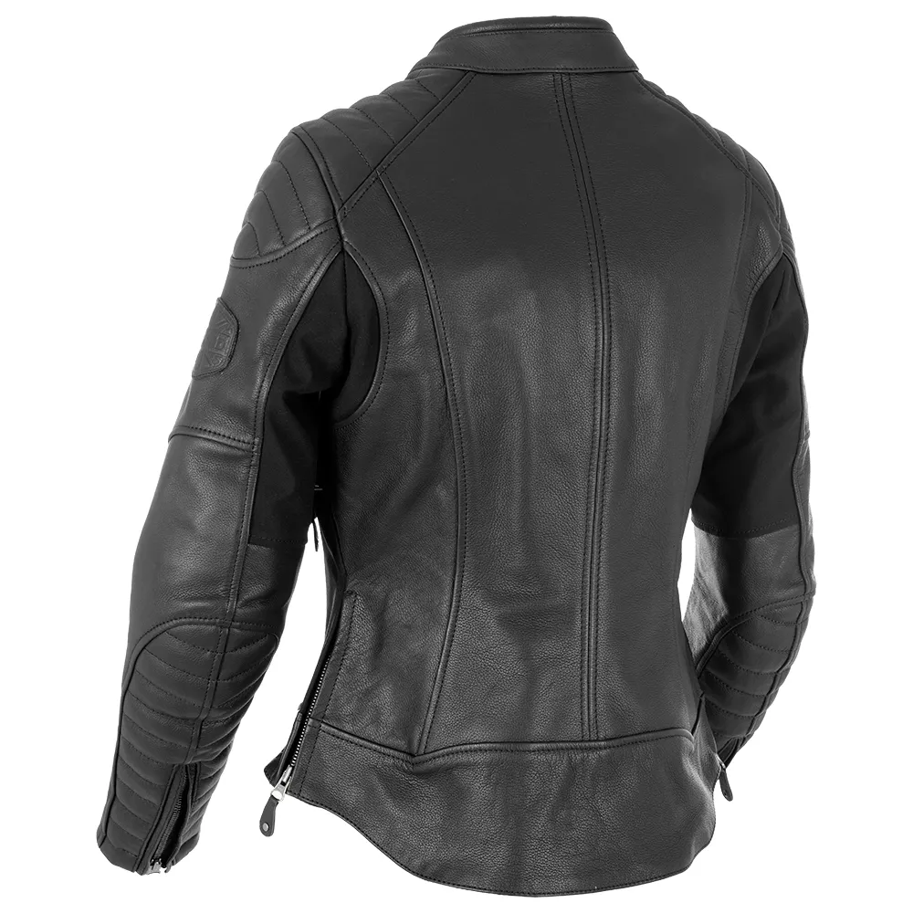 Oxford Beckley Ladies Leather Jacket - Black