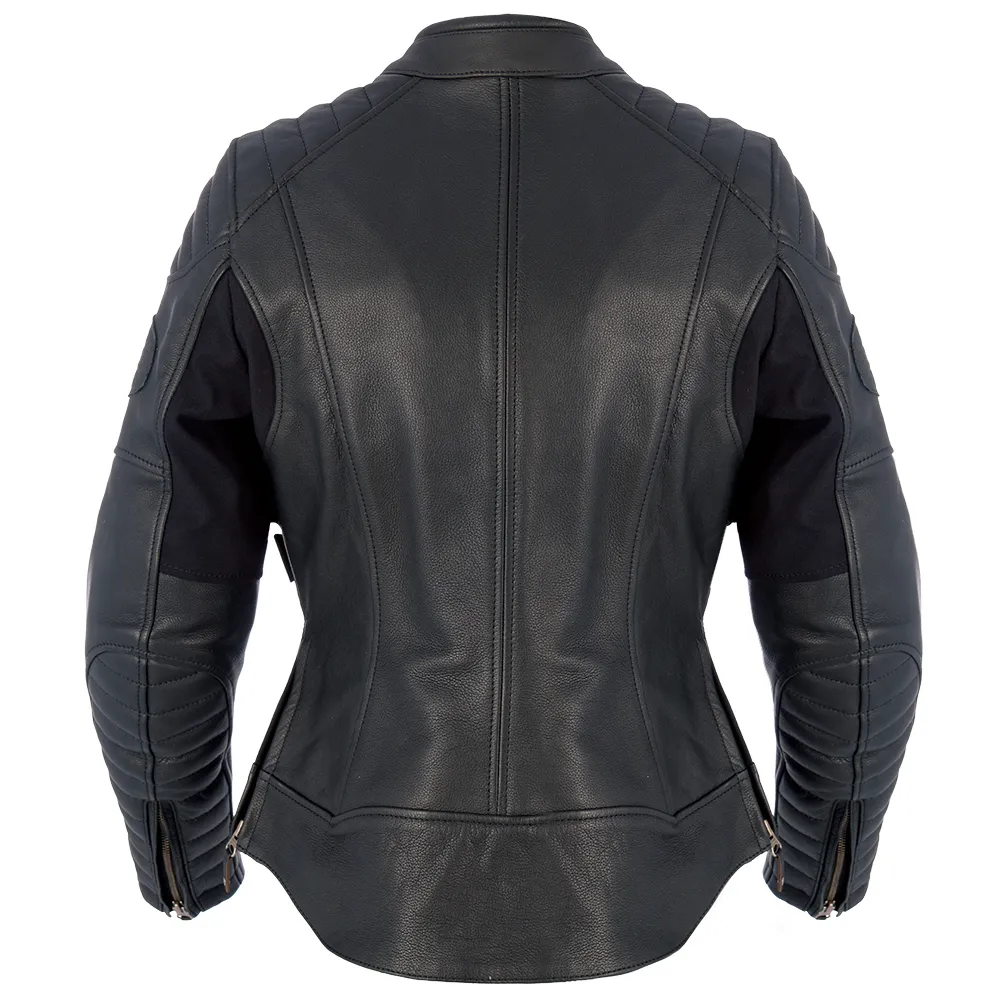 Oxford Beckley Ladies Leather Jacket - Black