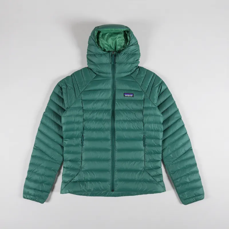 Patagonia Womens Down Sweater Hoody Conifer Green