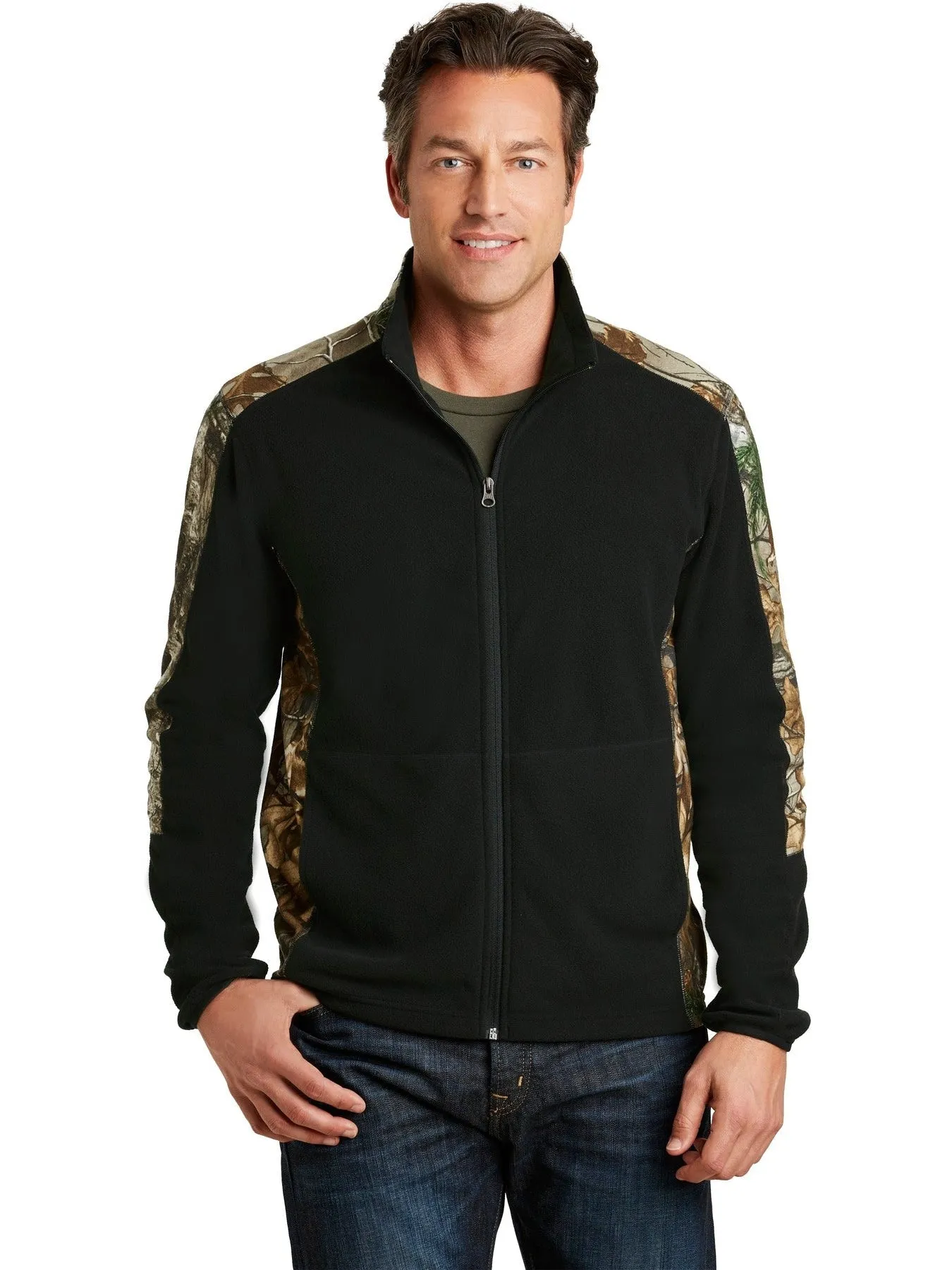 Port Authority Camouflage Microfleece Full-Zip Jacket