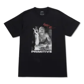 Primitive Skateboards x Tupac Shirt Smoke Black