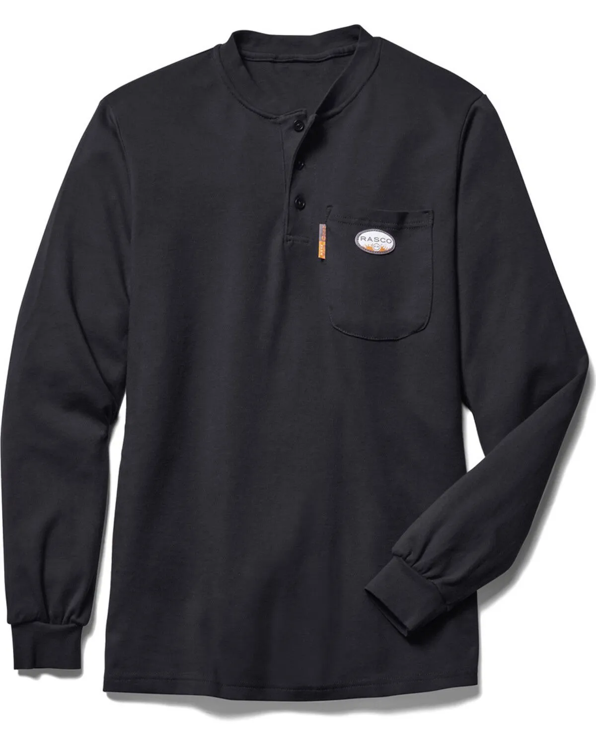 Product Name:  Rasco Men's FR Pocket Henley Long Sleeve Work T-Shirt