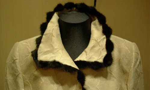 Quadrille Custom Hacking Jacket with Mink Trim