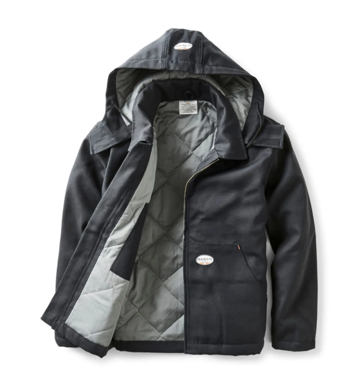 Rasco FR Black Duck Hooded Jacket