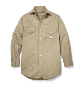 Rasco FR Khaki Lightweight Work Shirt