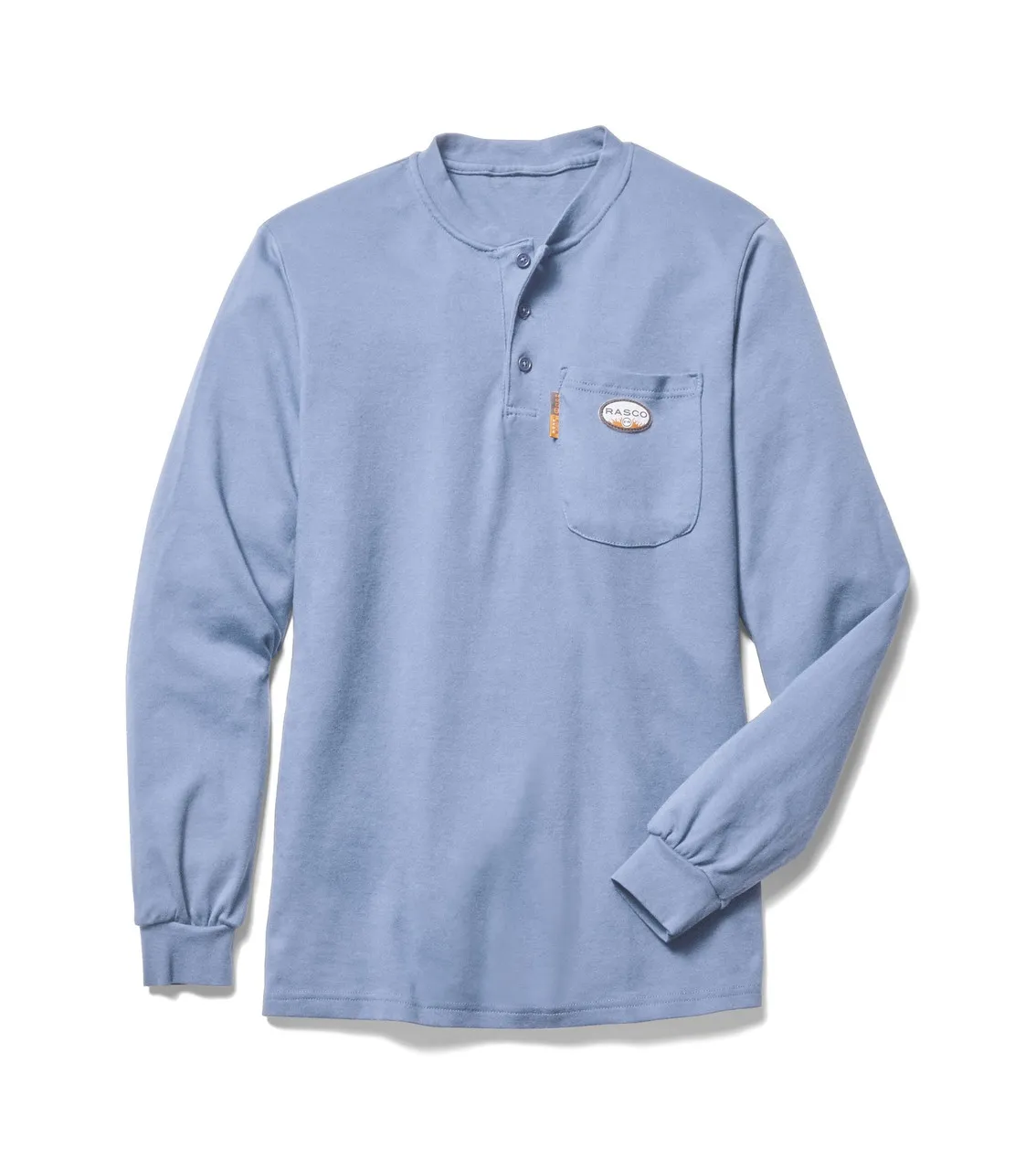 Rasco FR Work Blue Henley T-Shirt