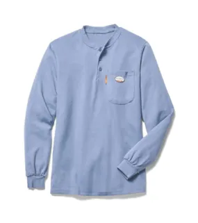 Rasco FR Work Blue Henley T-Shirt