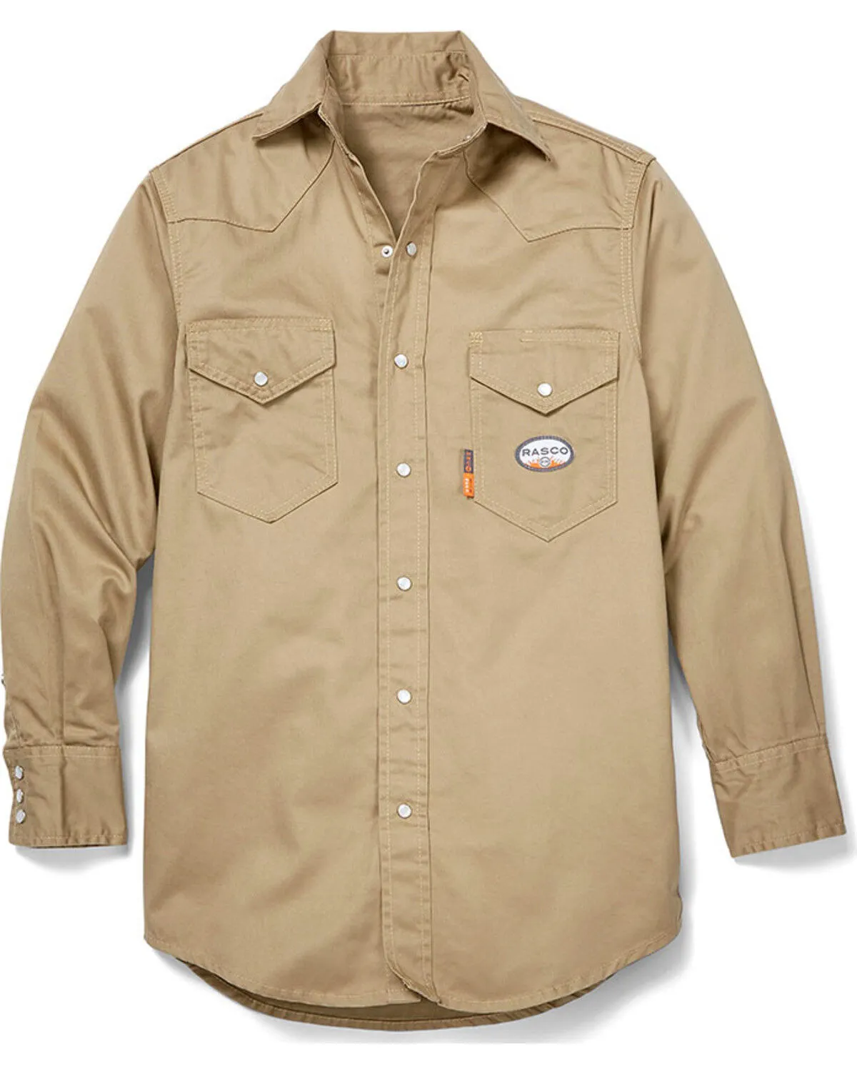 Rasco Men's FR Lightweight Twill Work Shirt - Big