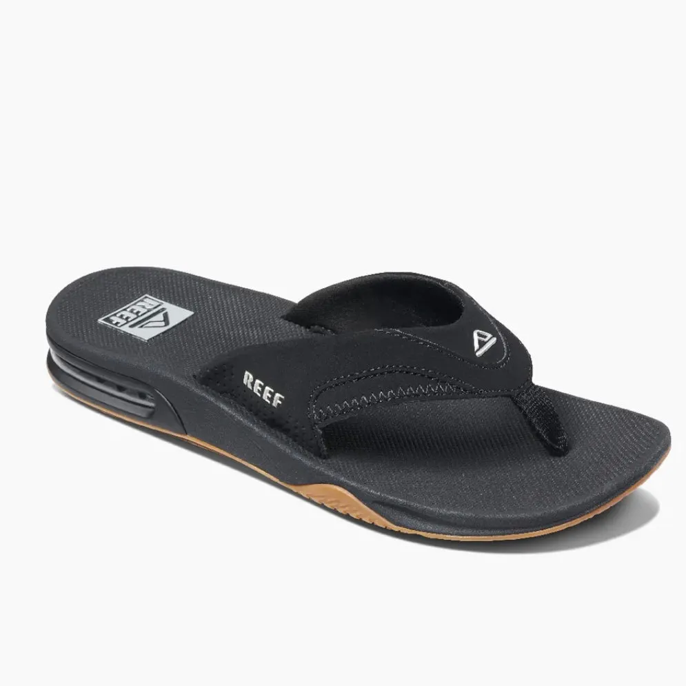 REEF Men's Fanning- Black/Brown