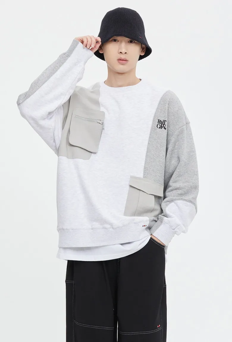 ROMANTIC CROWN  |[ROMANTIC CROWN]★FLECK POCKET SWEAT SHIRT