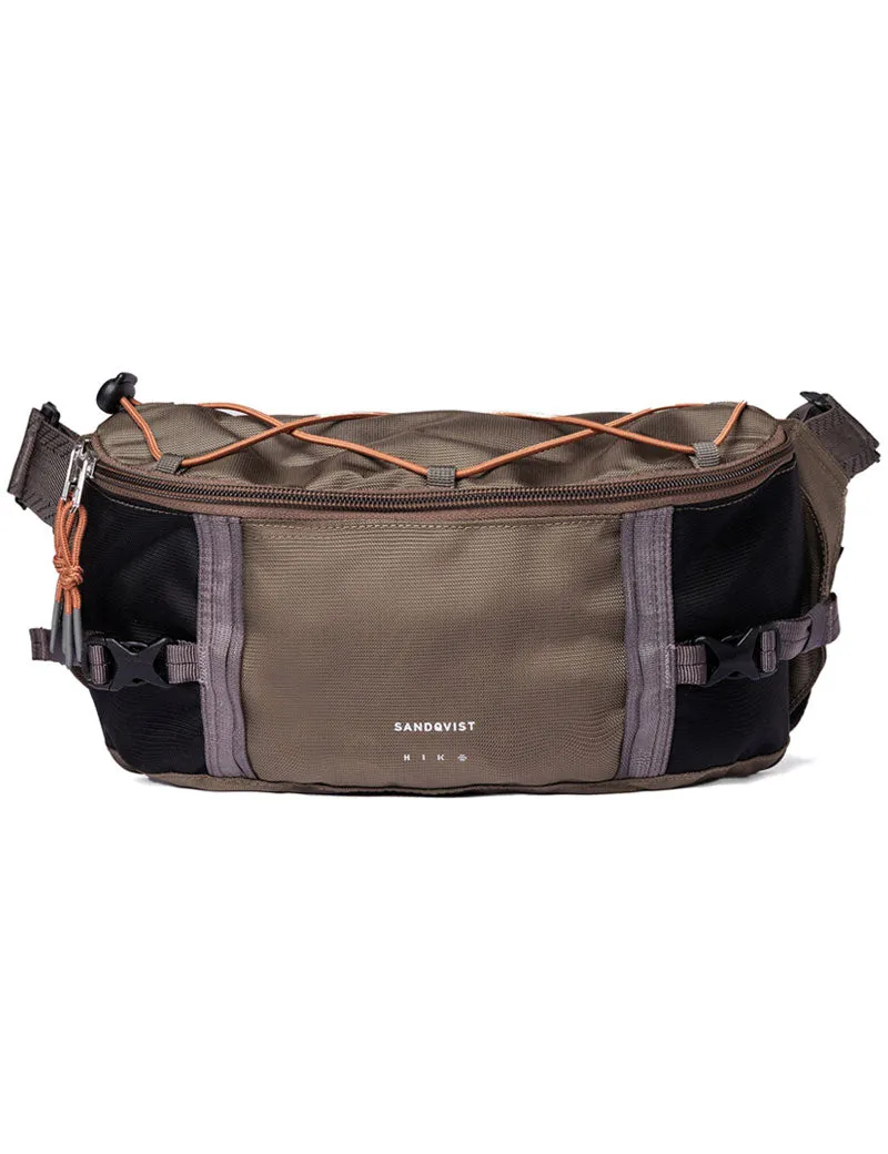 Sandqvist Allterrain Hike Waist Pack Crossbody Bag Multi Trekk Multi Brown