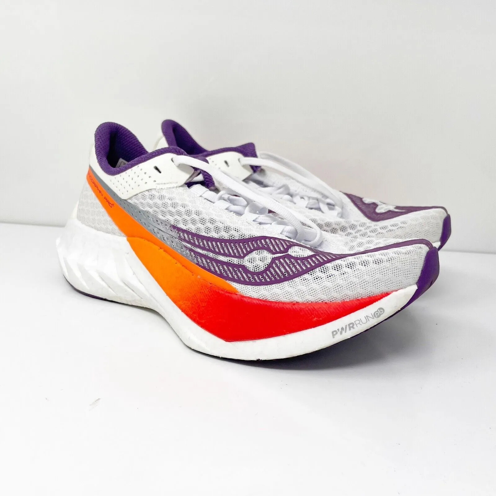 Saucony Womens Endorphin Pro 4 S10939-129 White Running Shoes Sneakers Size 8