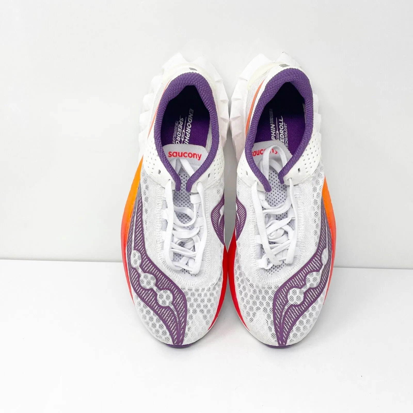 Saucony Womens Endorphin Pro 4 S10939-129 White Running Shoes Sneakers Size 8