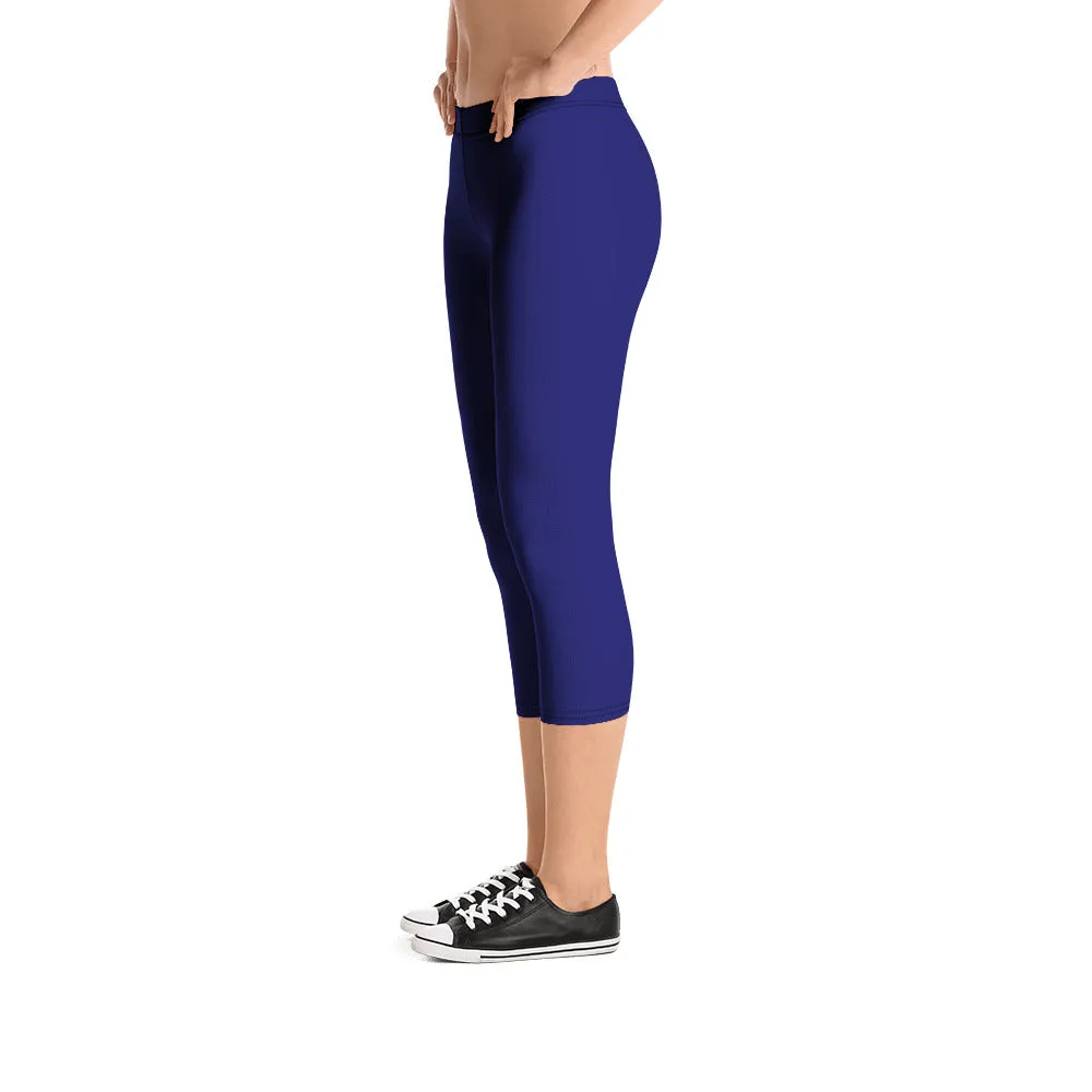 Savannahwood Navy Blue Capri Leggings