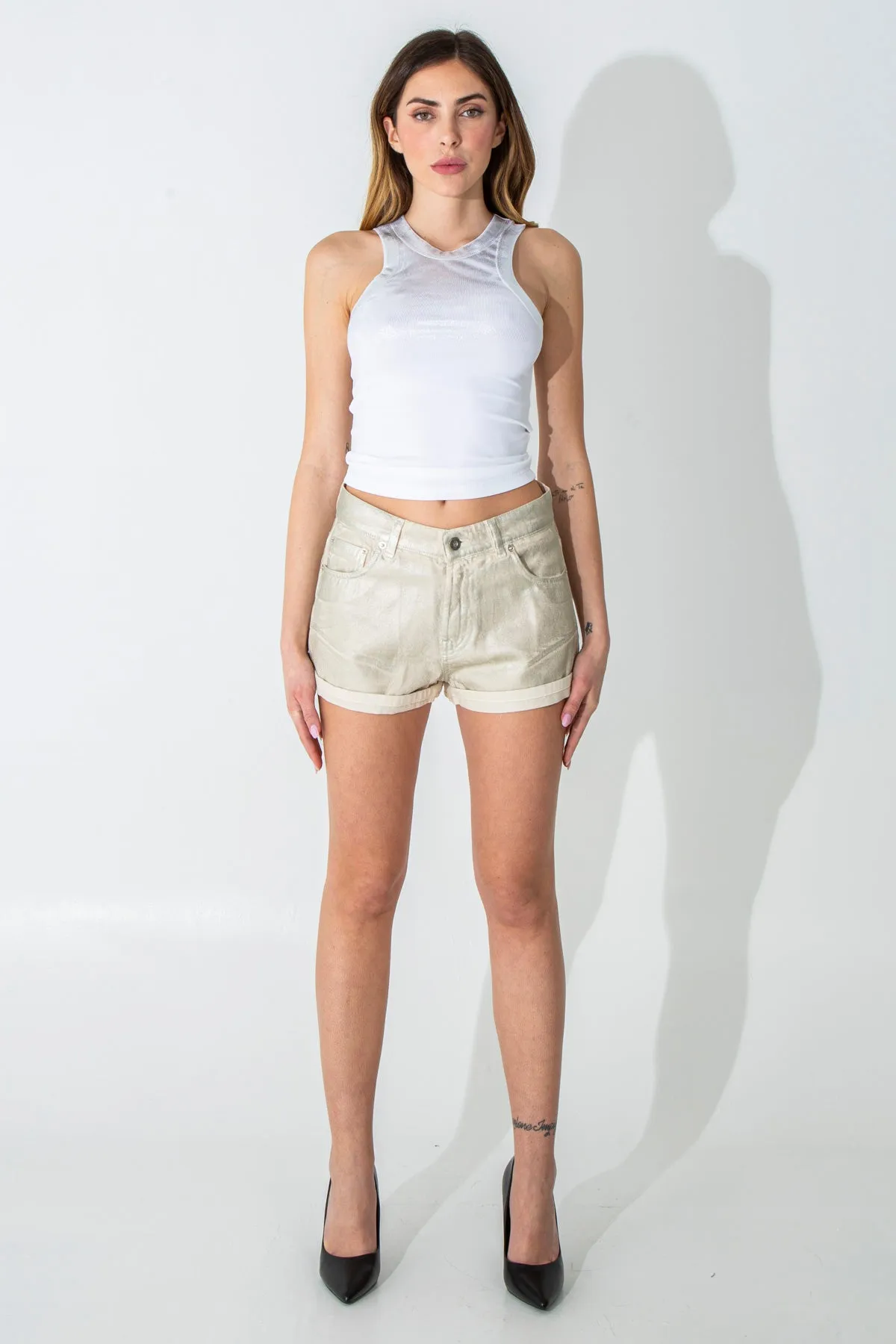 Shorts placcati