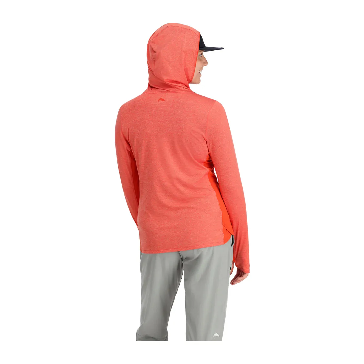 Simms Womens SolarFlex Hoody Watermelon Heather