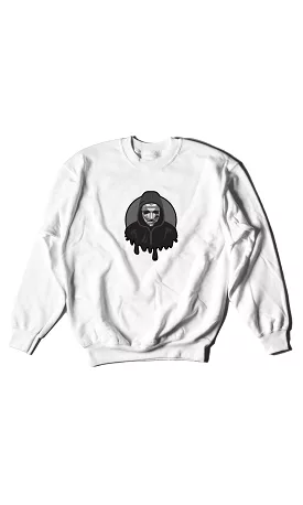 Squid Game Frontman - Digital Graphics Basic Sweat Shirt White