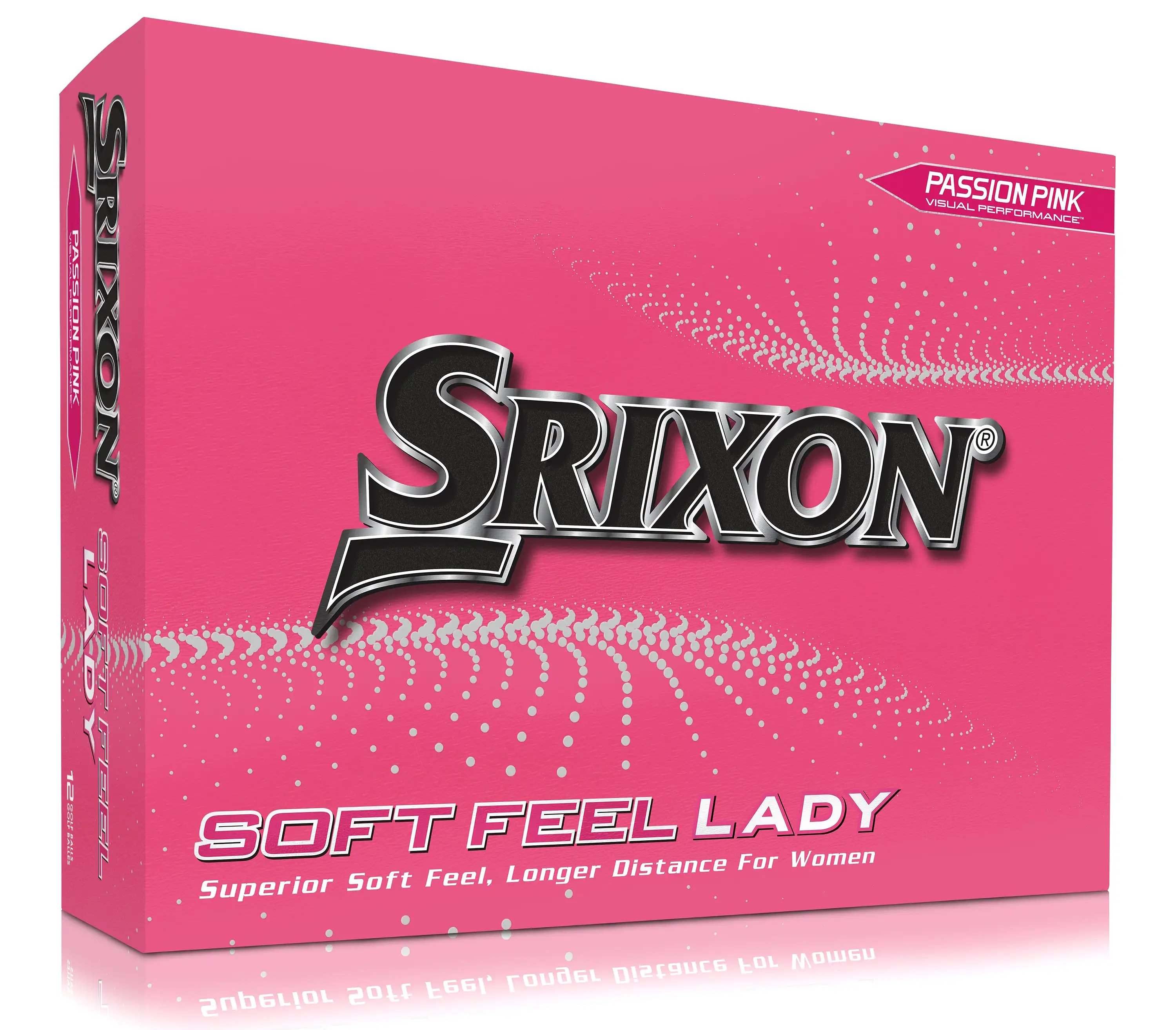 Srixon Soft Feel Lady 8 Passion Pink Golf Balls 1 Dozen 2023