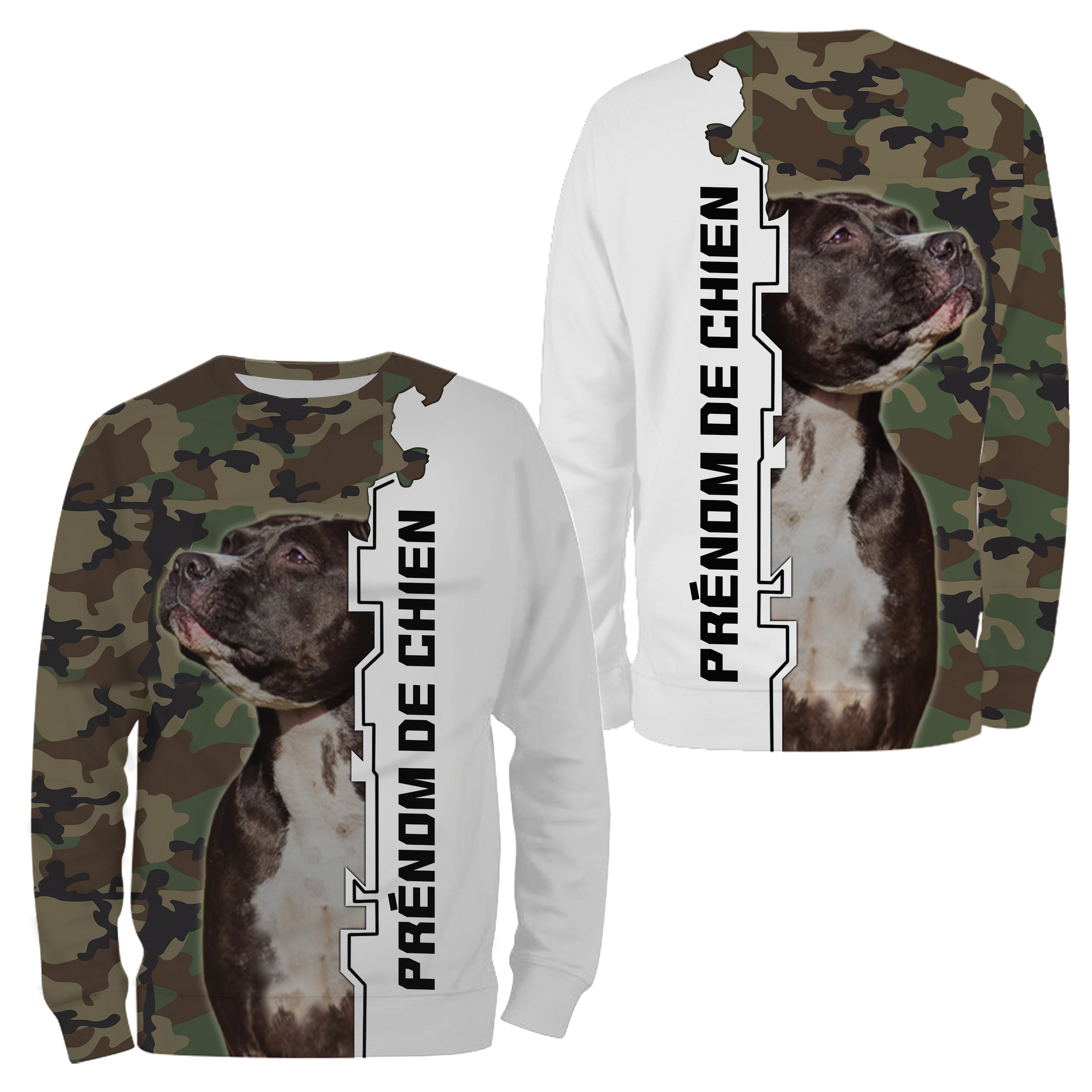 Staffordshire Bull Terrier, Race de Chien Originaire d'Angletterre, T-shirt, Sweat à Capuche Pour Homme, Femme, Cadeau Personnal