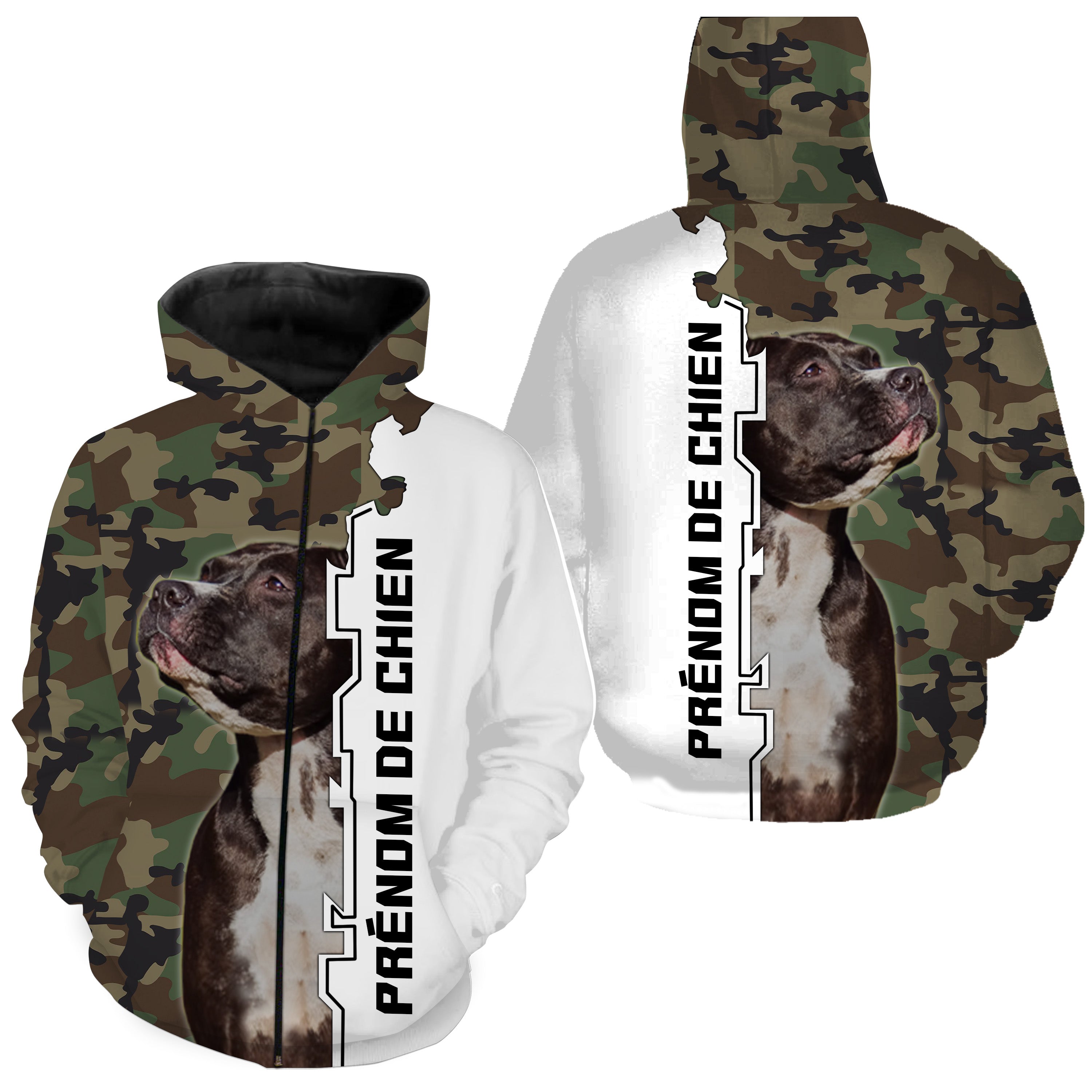 Staffordshire Bull Terrier, Race de Chien Originaire d'Angletterre, T-shirt, Sweat à Capuche Pour Homme, Femme, Cadeau Personnal