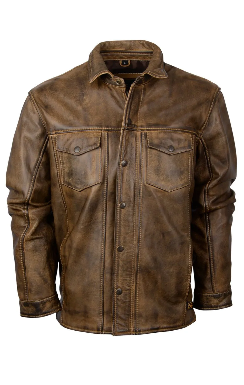 STS Ranchwear Youth Boys Ranch Hand Brush Leather Leather Jacket