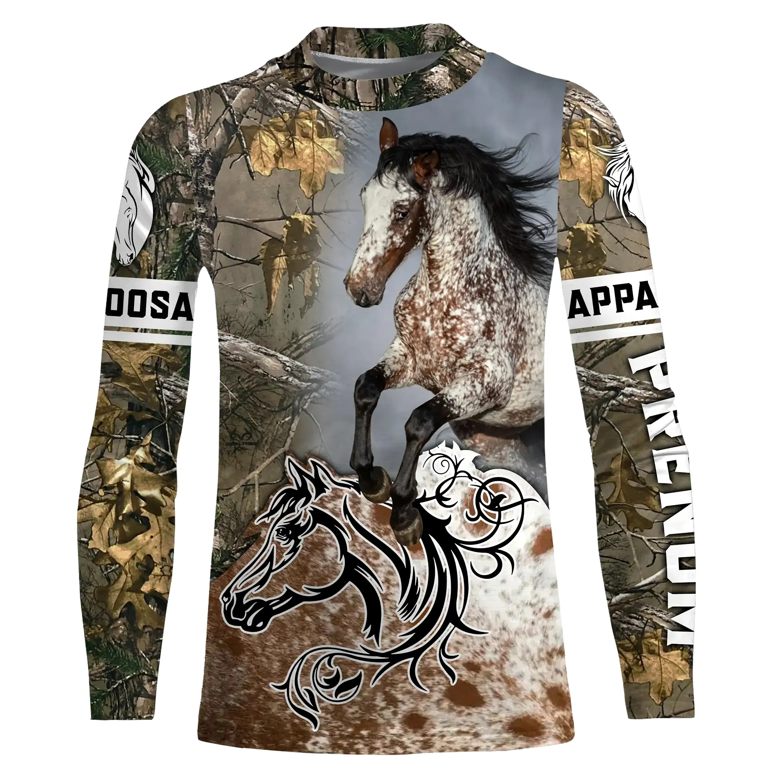 T-shirt Appaloosa Cheval, Cadeau Personnalisé équitation, Chevaux Passion, Appaloosa d'Amour - CT06072224