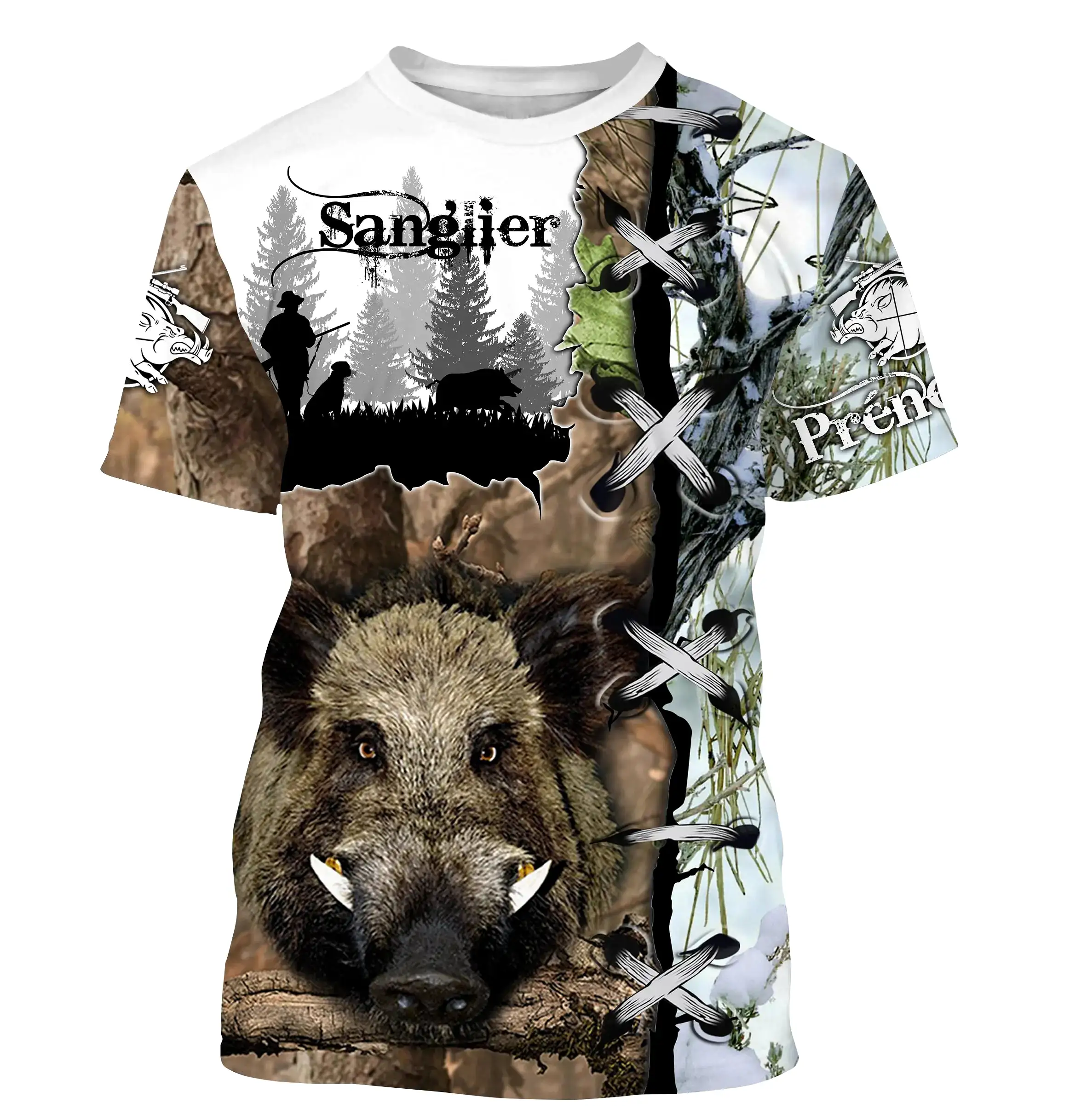 T-shirt Chasse Aux Sangliers, Cadeau Personnalisé Chasseurs - CT29082220