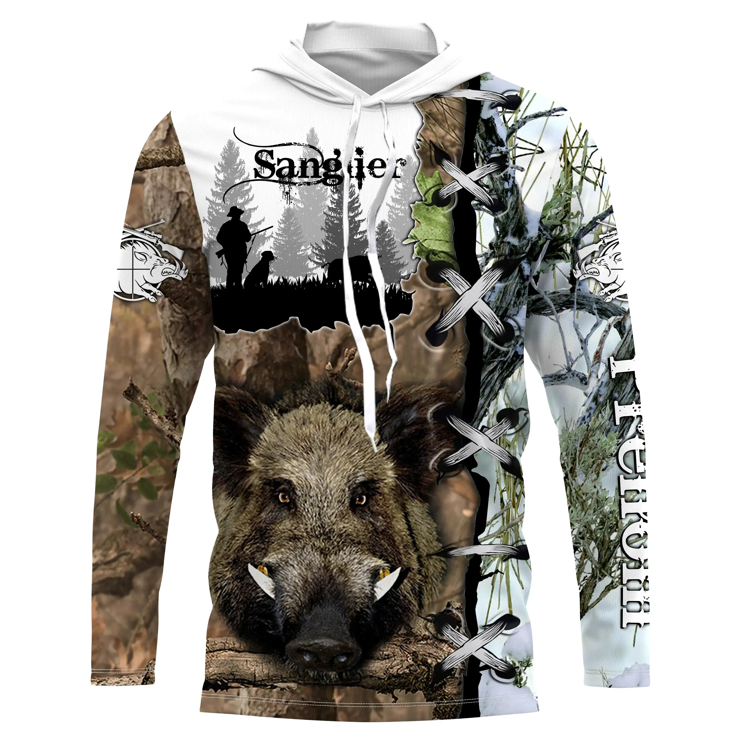 T-shirt Chasse Aux Sangliers, Cadeau Personnalisé Chasseurs - CT29082220