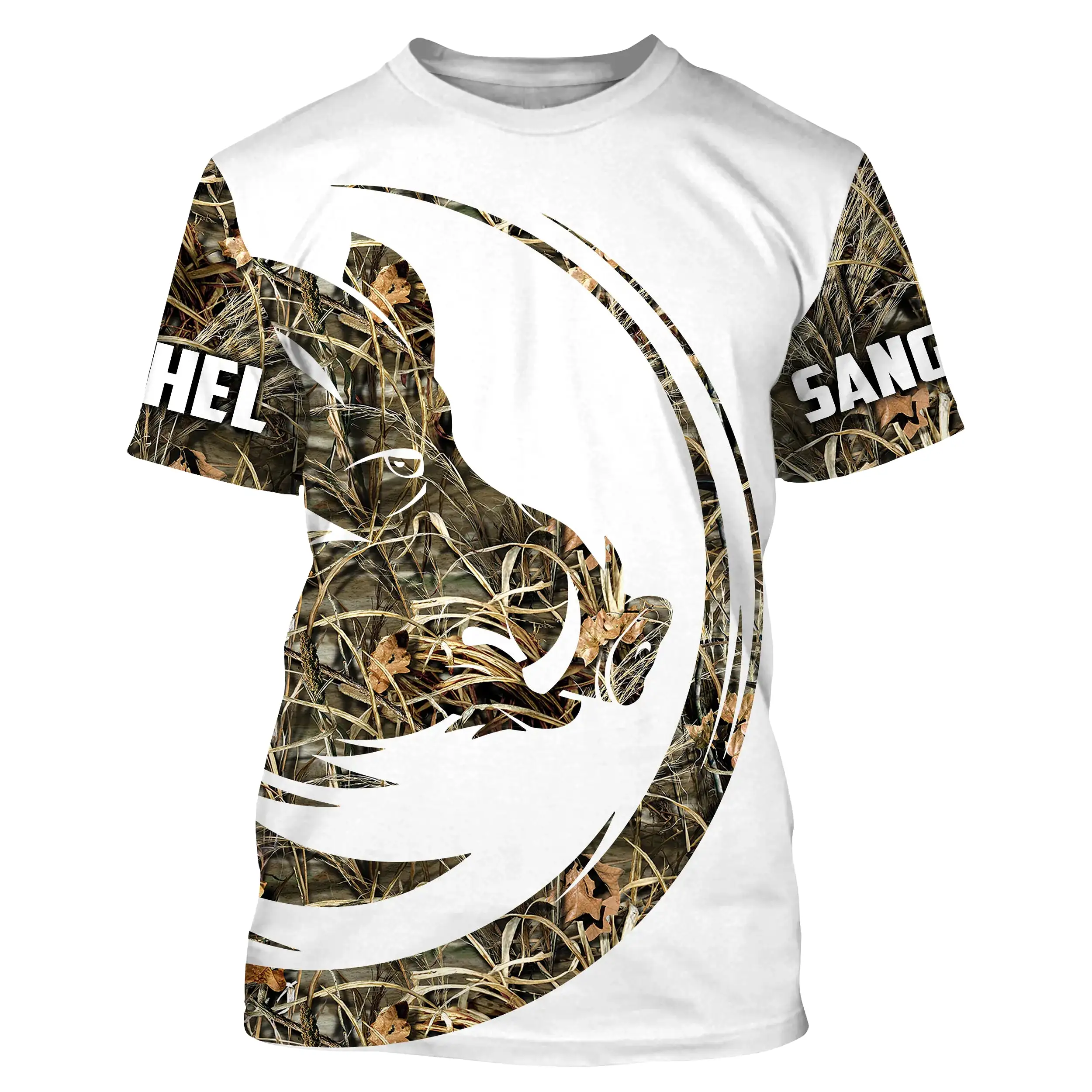 T-shirt Chasse Aux Sangliers, Camouflage Chasse, Cadeau Original Chasseurs - CT12082218_2