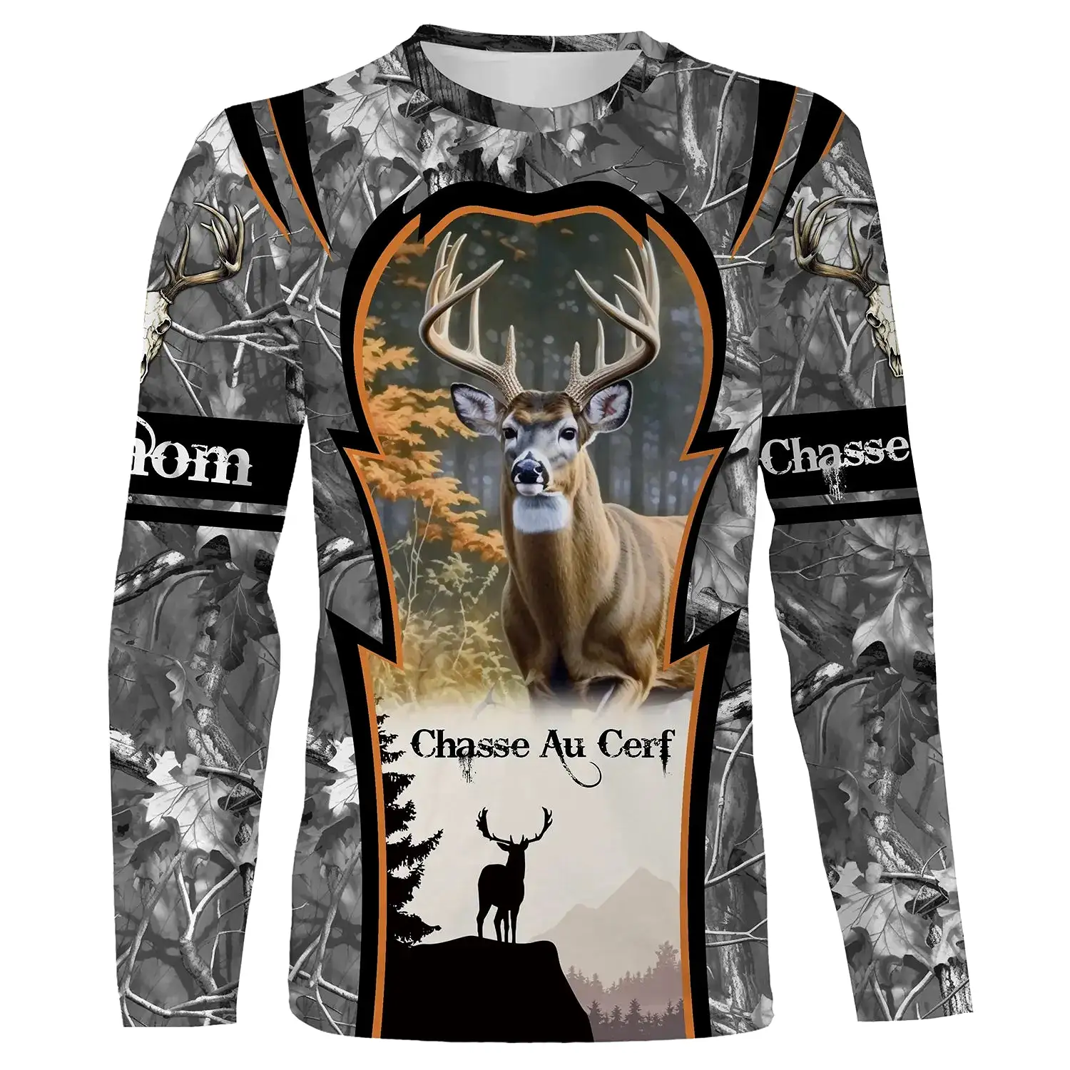 T-shirt Chasse Passion, Chasse Au Cerf, Cadeau Perrsonnalisé Chasseur - CT06092224