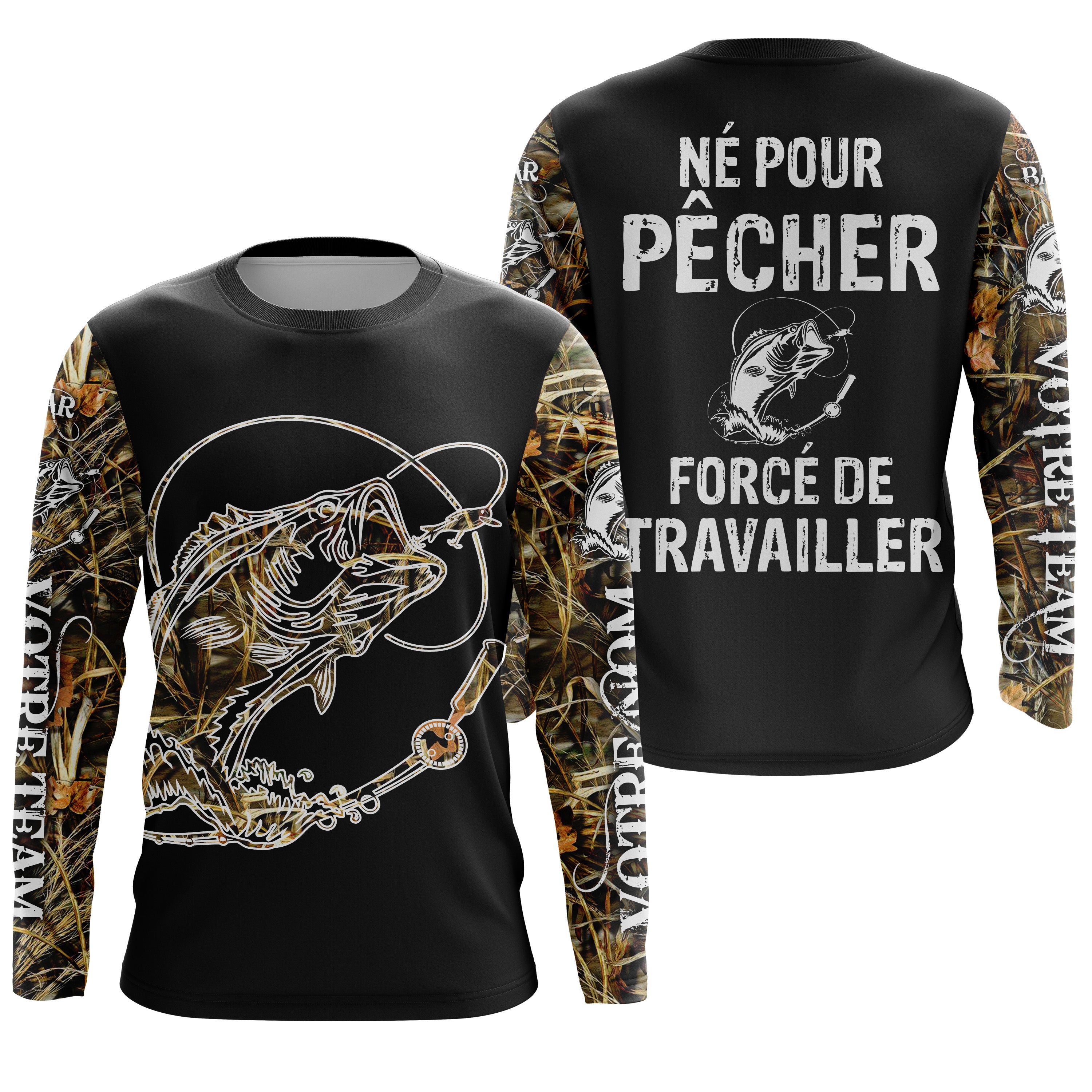 T-shirt Humour Pêche Du Bar - cologique et Durable - Style et Confort Pour Pêcheur - CT24072022