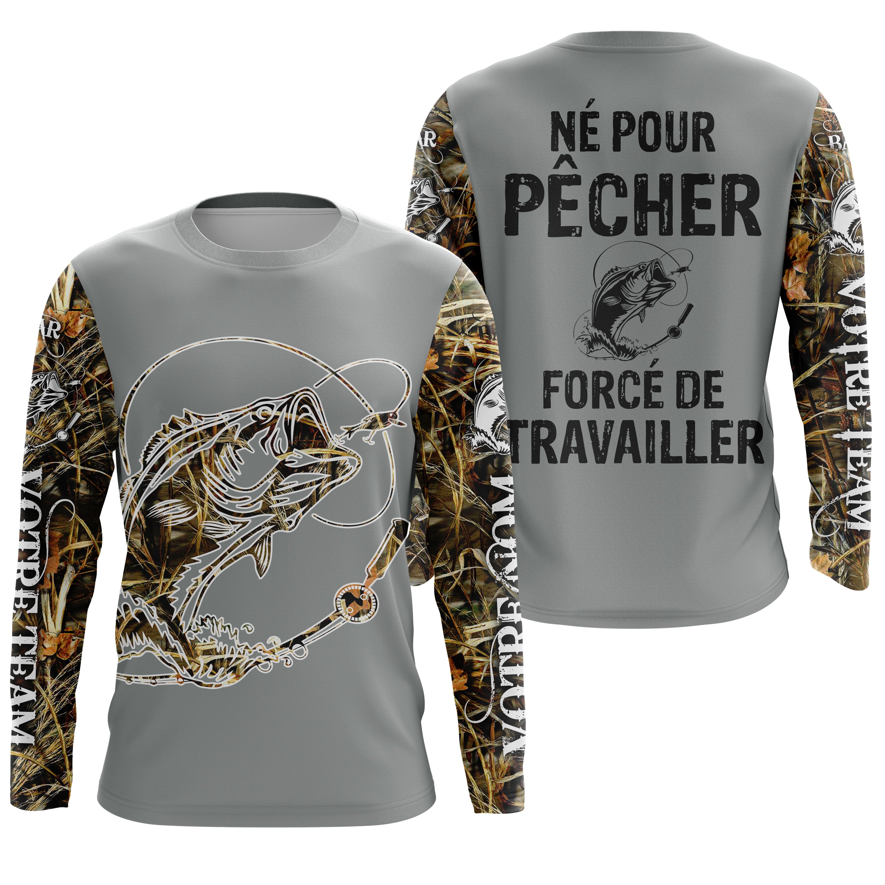 T-shirt Humour Pêche Du Bar - cologique et Durable - Style et Confort Pour Pêcheur - CT24072022