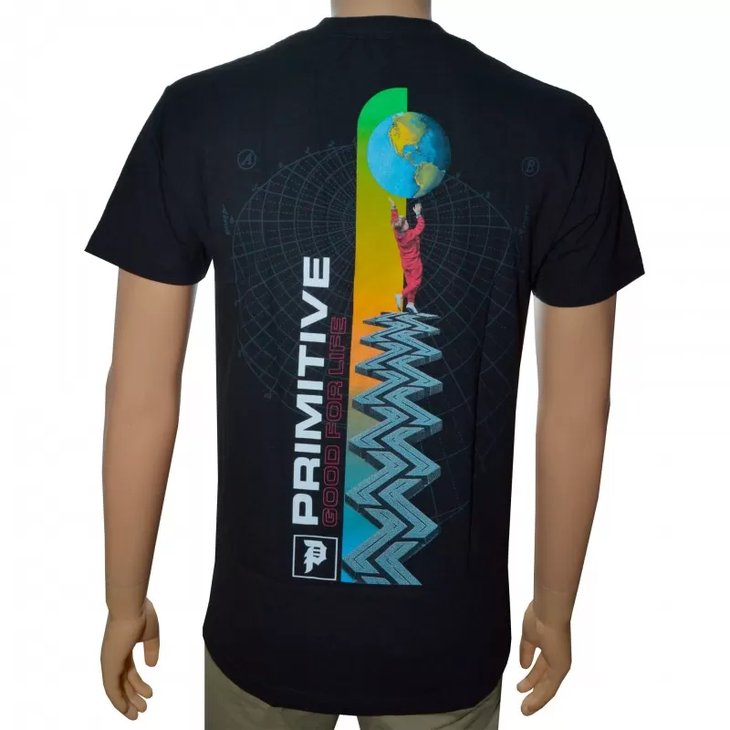 T-Shirt Primitive Framework - Black