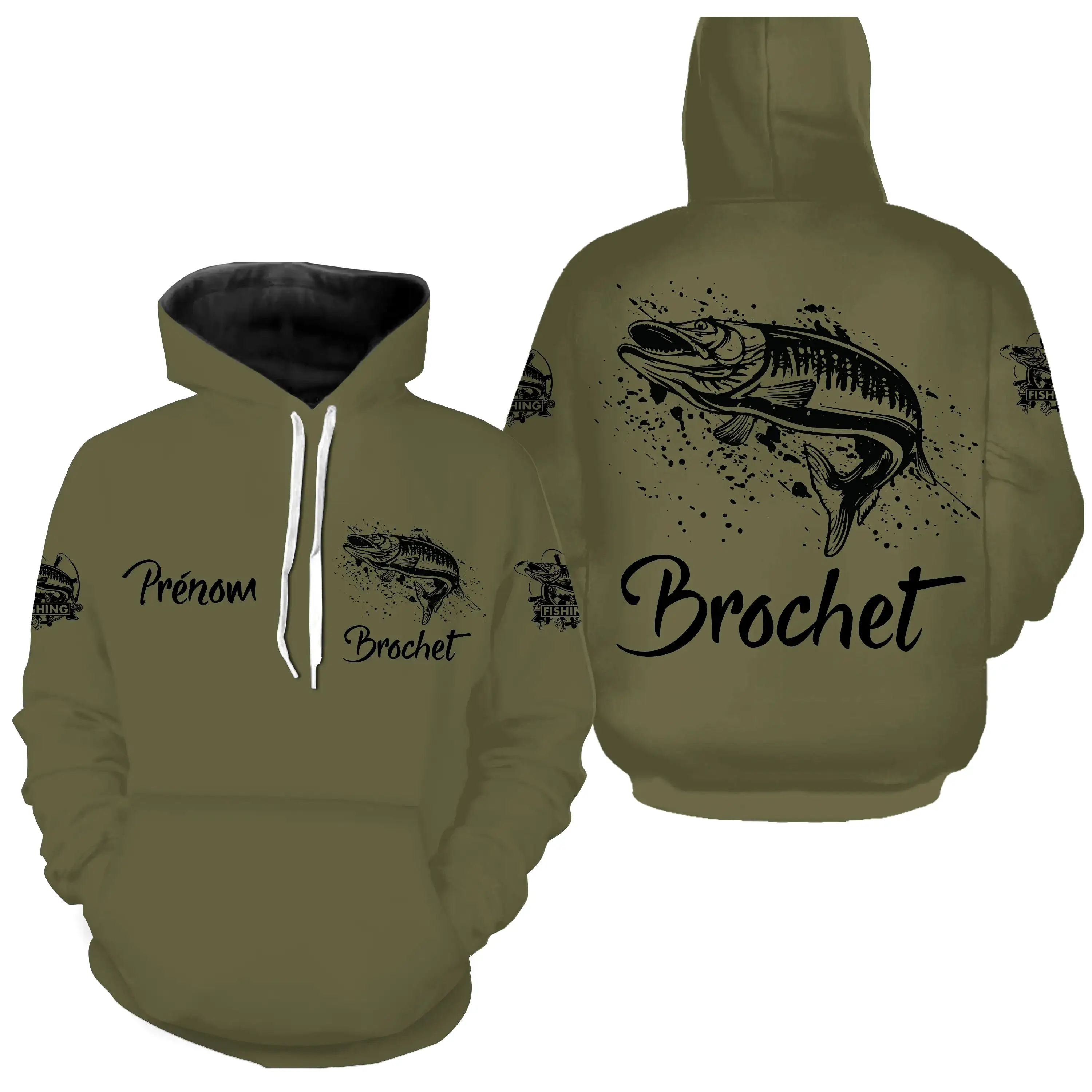 T-shirt Pêche Du Brochet, Cadeau Original Pêcheur, Vêtement Personnalisé Pour La Pêche - CT21122228