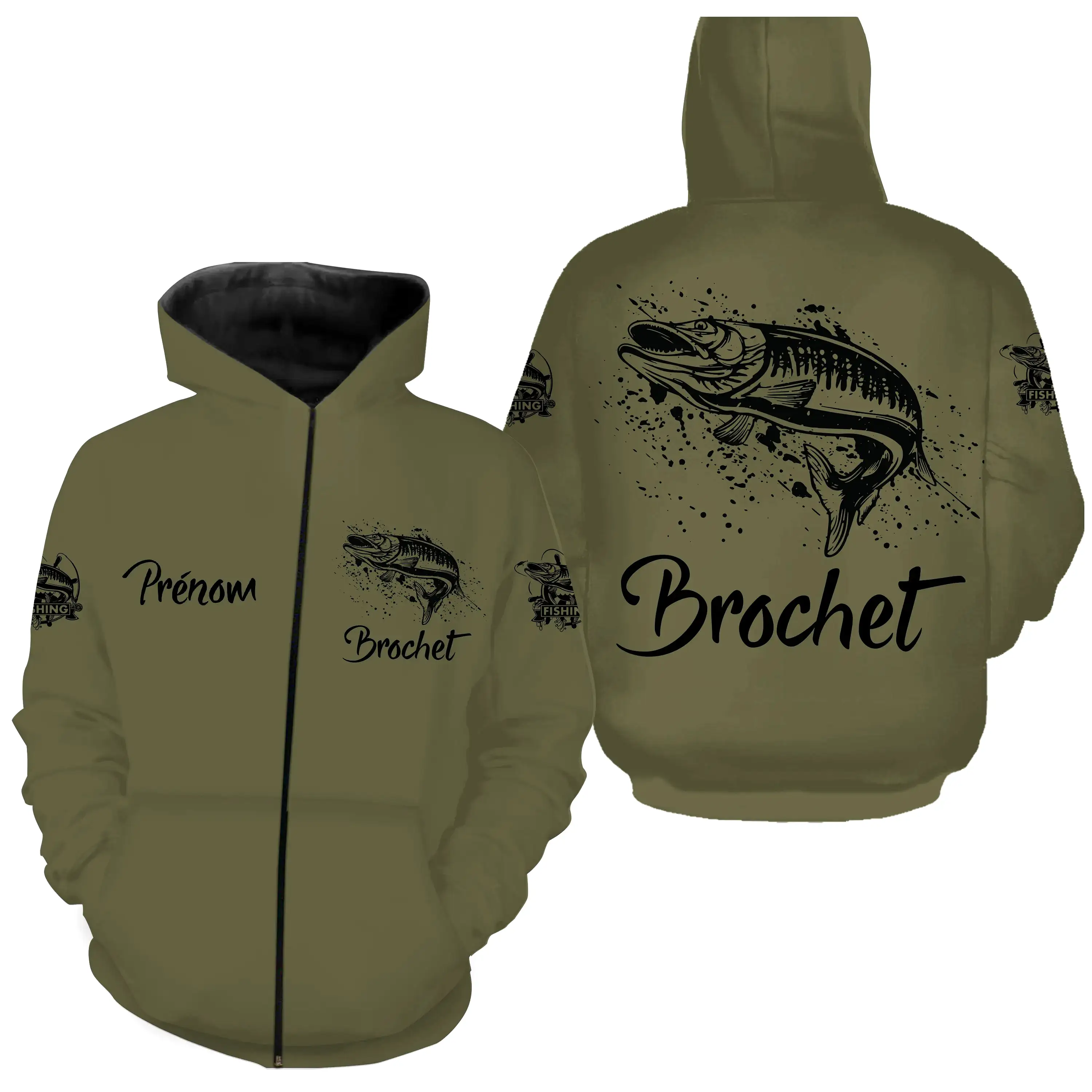 T-shirt Pêche Du Brochet, Cadeau Original Pêcheur, Vêtement Personnalisé Pour La Pêche - CT21122228