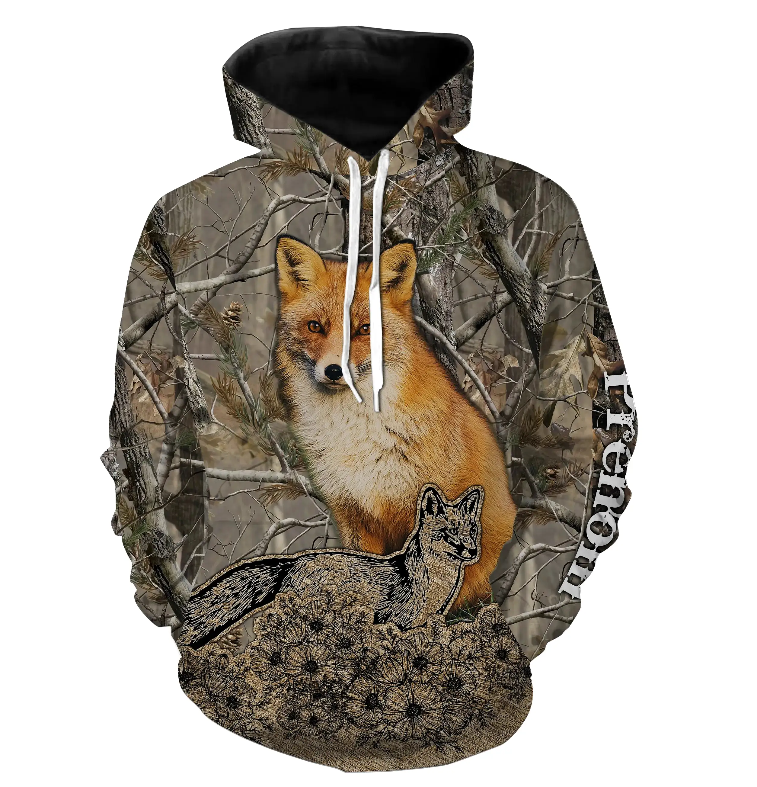 T-shirt, Sweat Camouflage Chasse Au Renard, Cadeau Personnalisé Chasseur - CT12112236