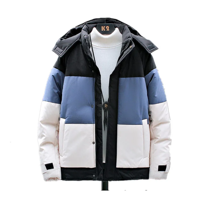 Thick Hooded Cotton Jacket Men