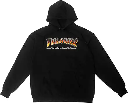 THRASHER SWEAT BBQ REDUX BLACK