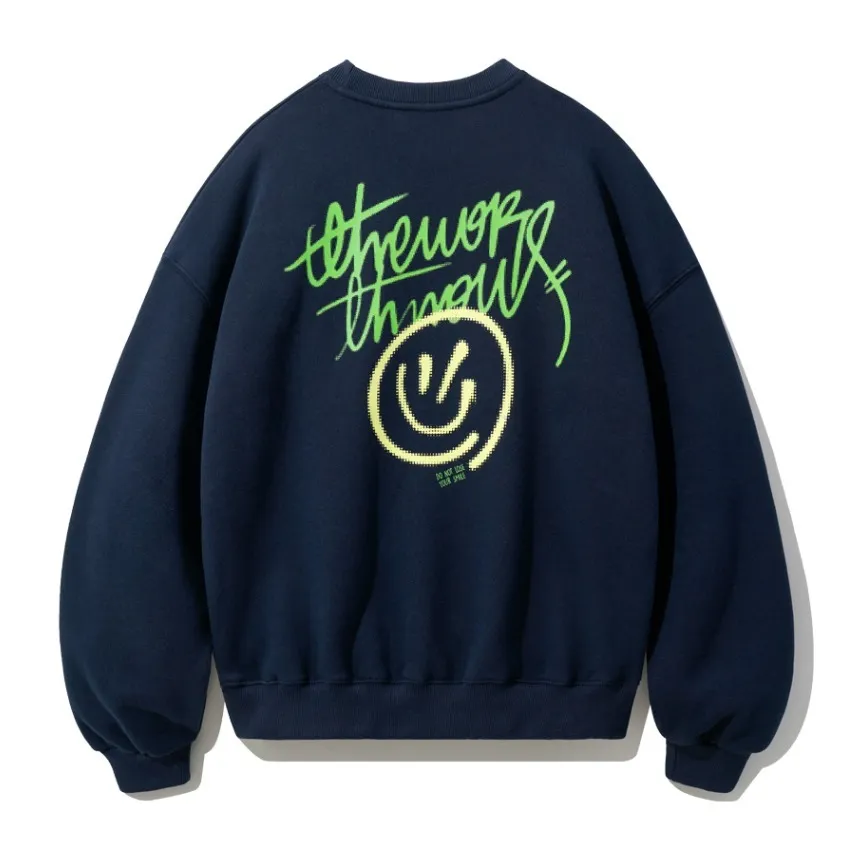 TWN  |[TWN]★HALFTONE SMILE SWEAT SHIRT