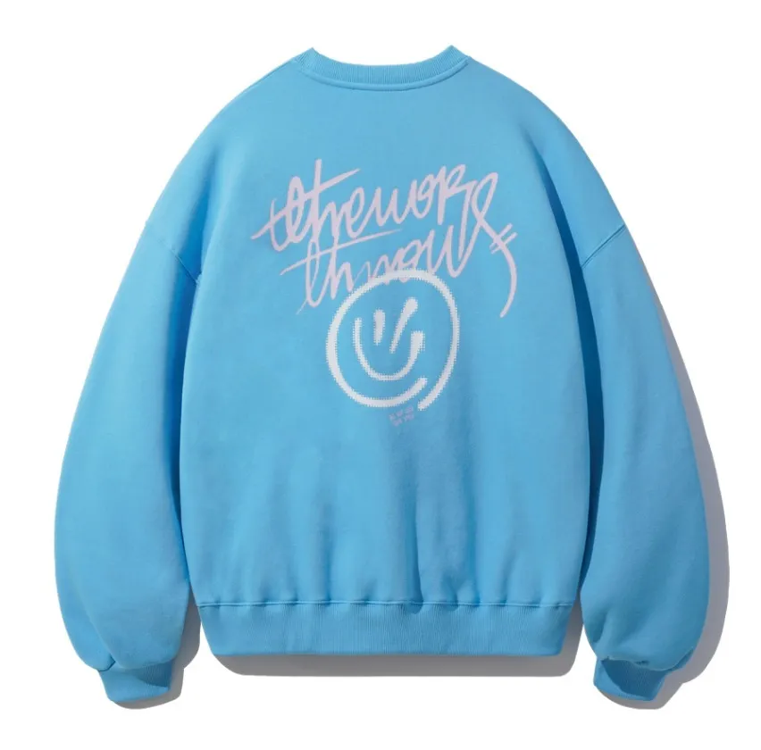 TWN  |[TWN]★HALFTONE SMILE SWEAT SHIRT