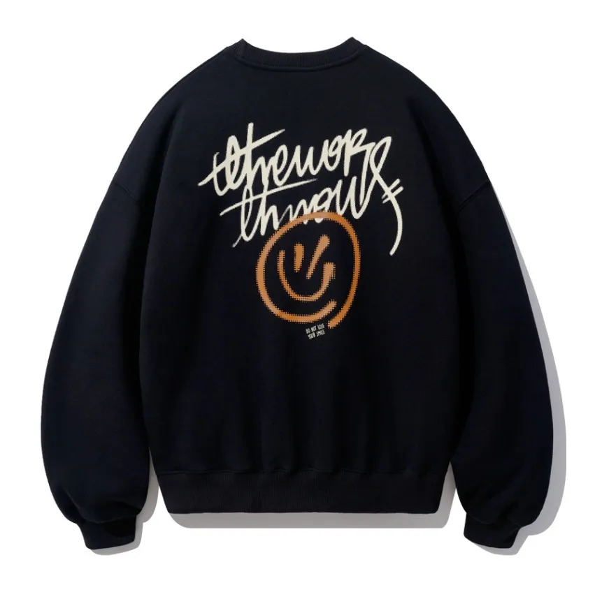 TWN  |[TWN]★HALFTONE SMILE SWEAT SHIRT