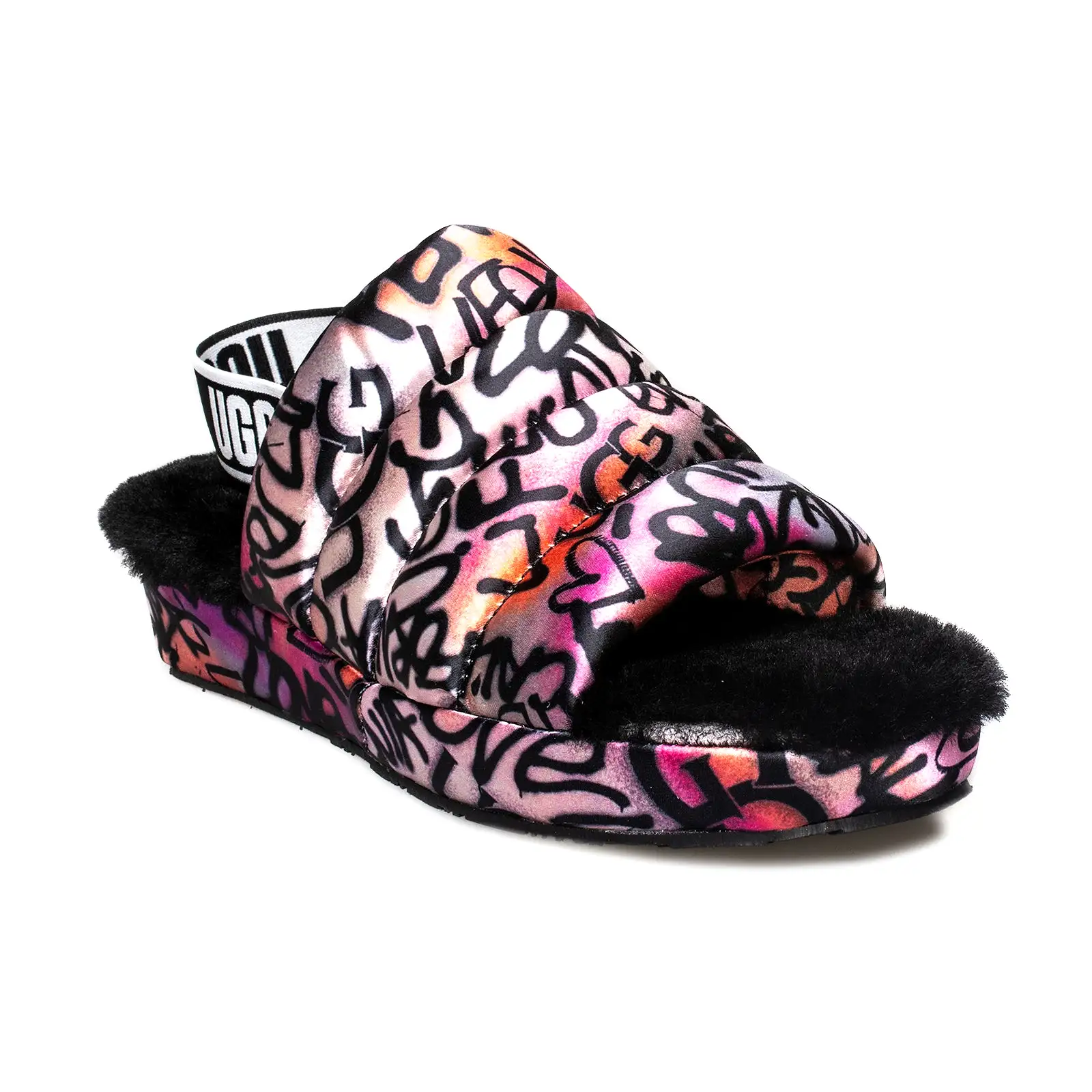 UGG Puff Yeah Pop Graffiti Multi Sandals - Women's