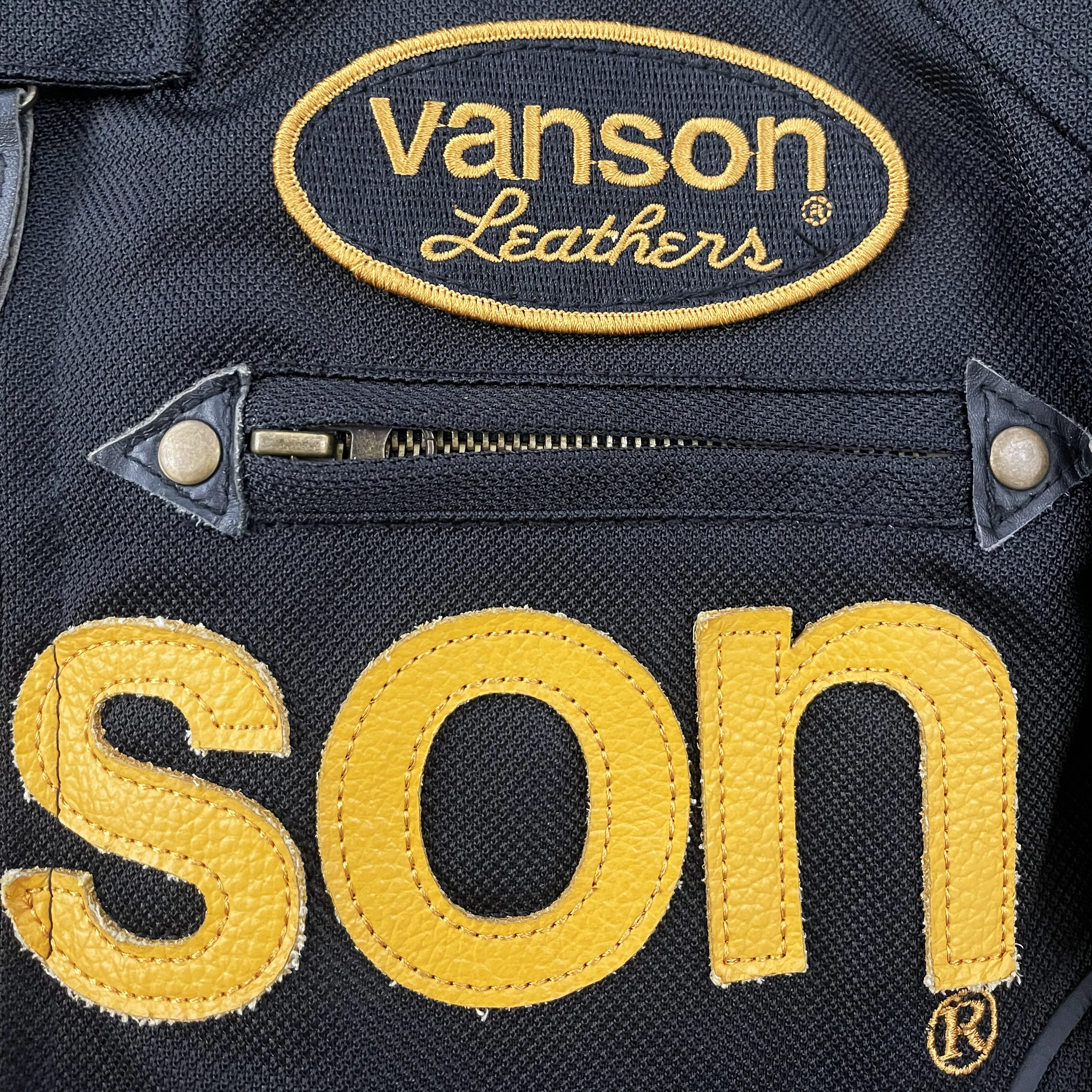 Vanson Leathers Motorcycle Mesh Racer Jacket