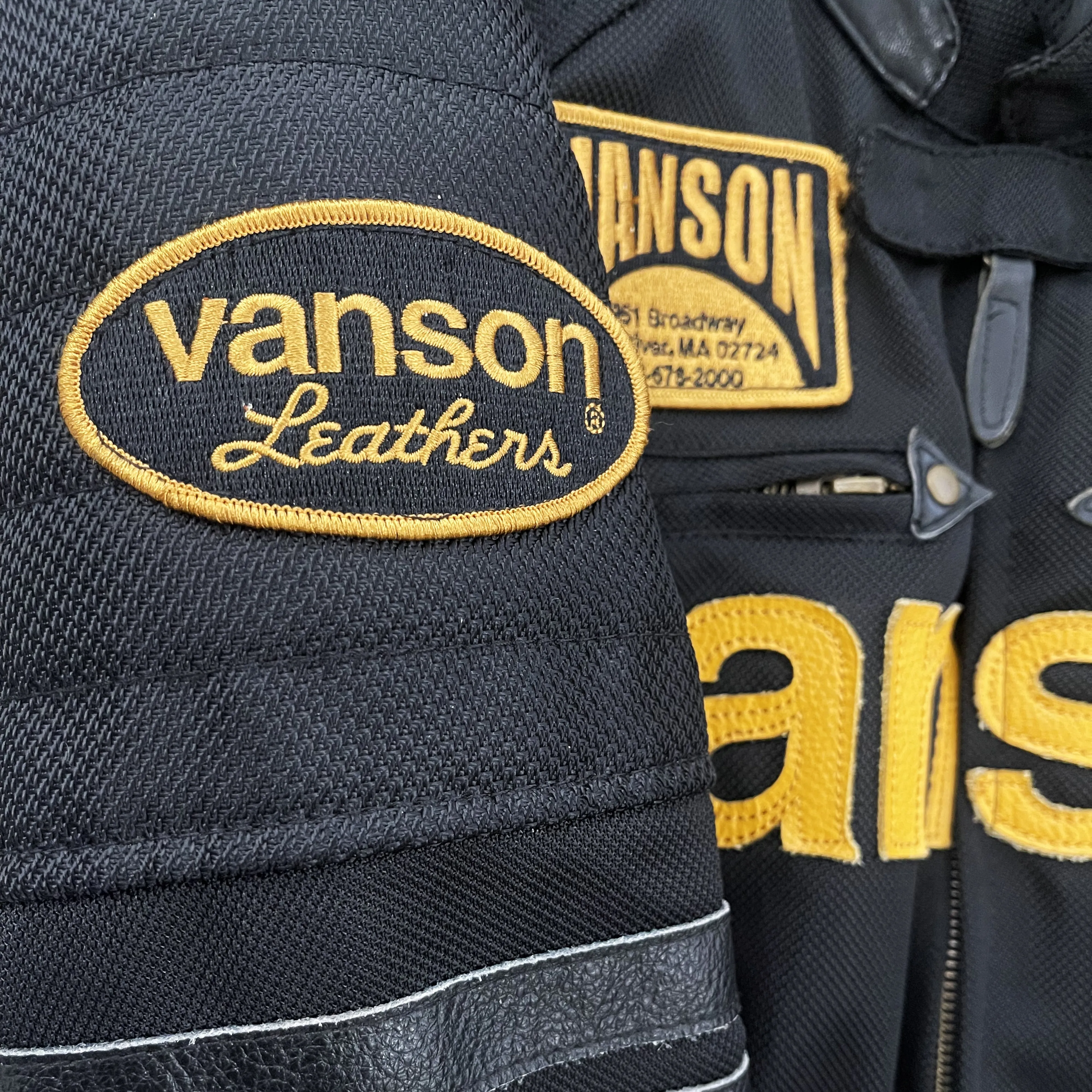 Vanson Leathers Motorcycle Mesh Racer Jacket