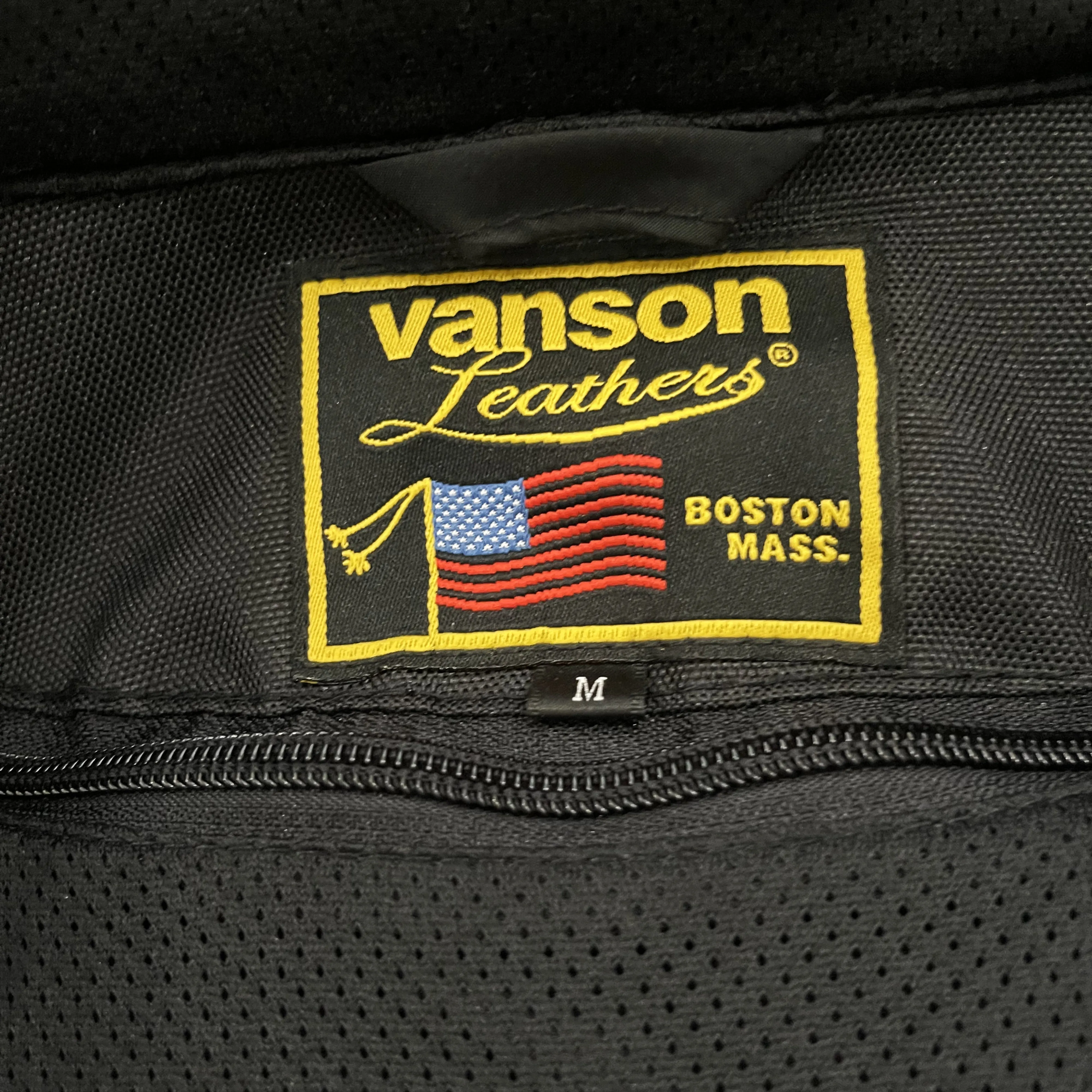 Vanson Leathers Motorcycle Mesh Racer Jacket