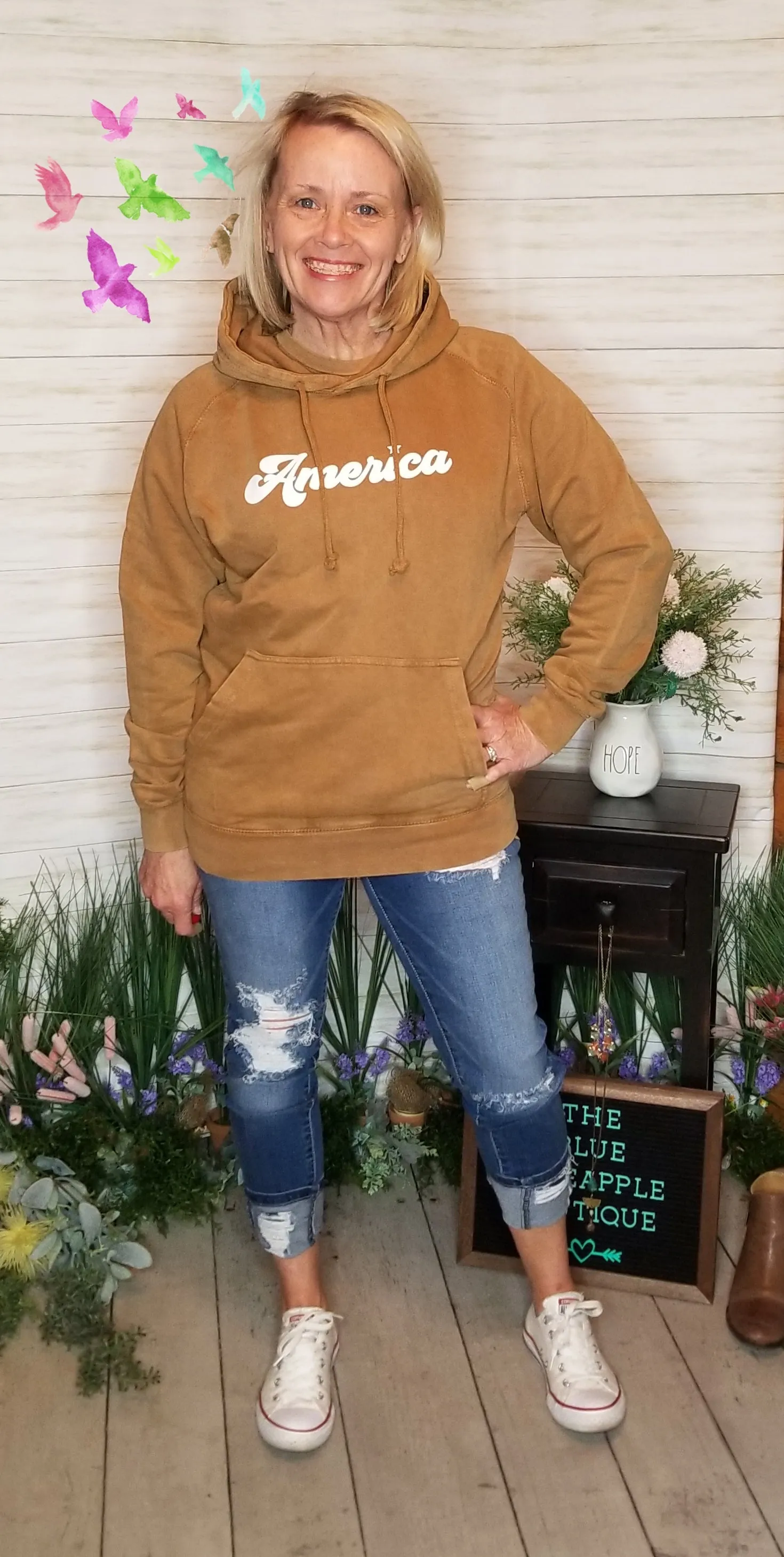 Vintage America hoodie