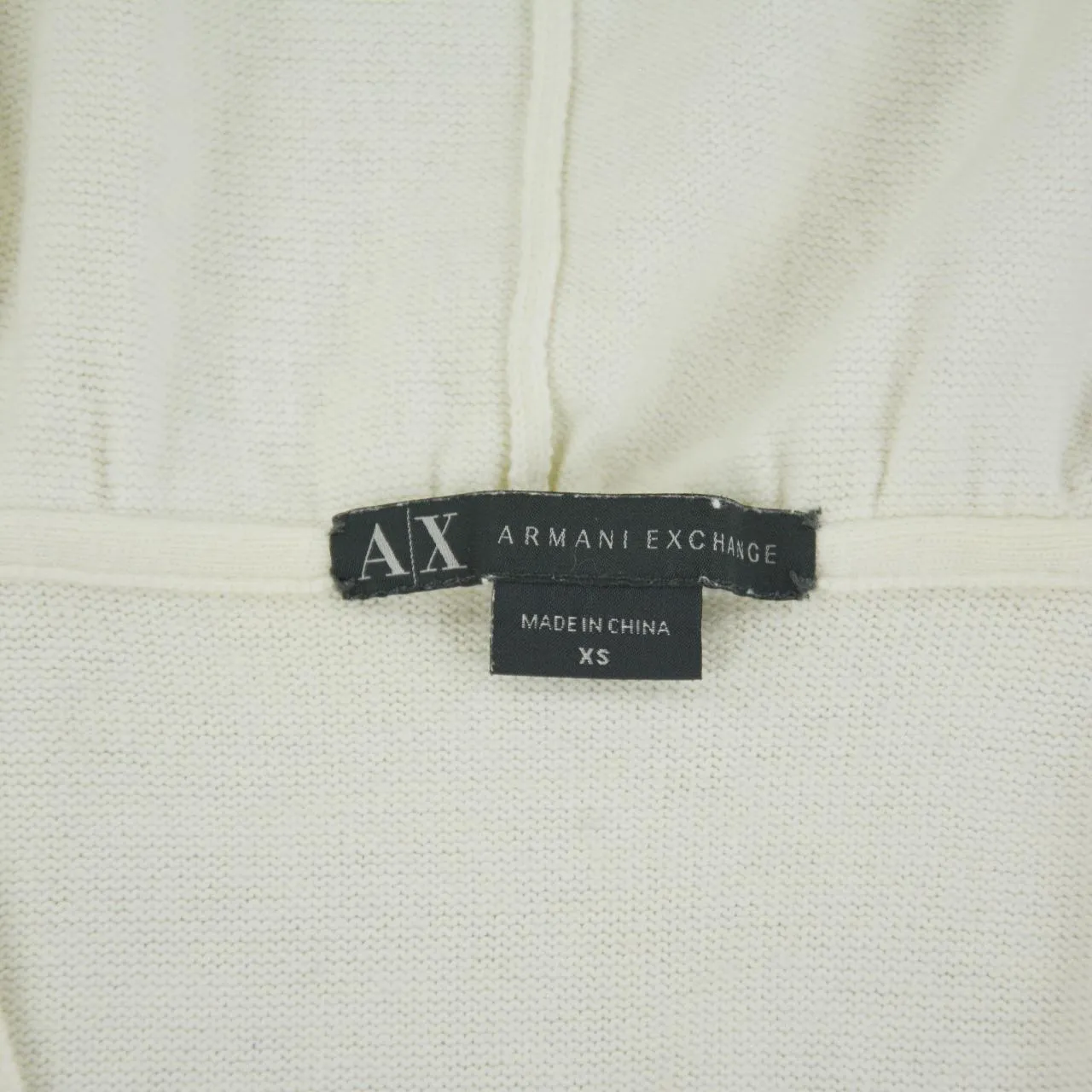 Vintage Armani Exchange Knitted Hoodie Woman’s Size XS