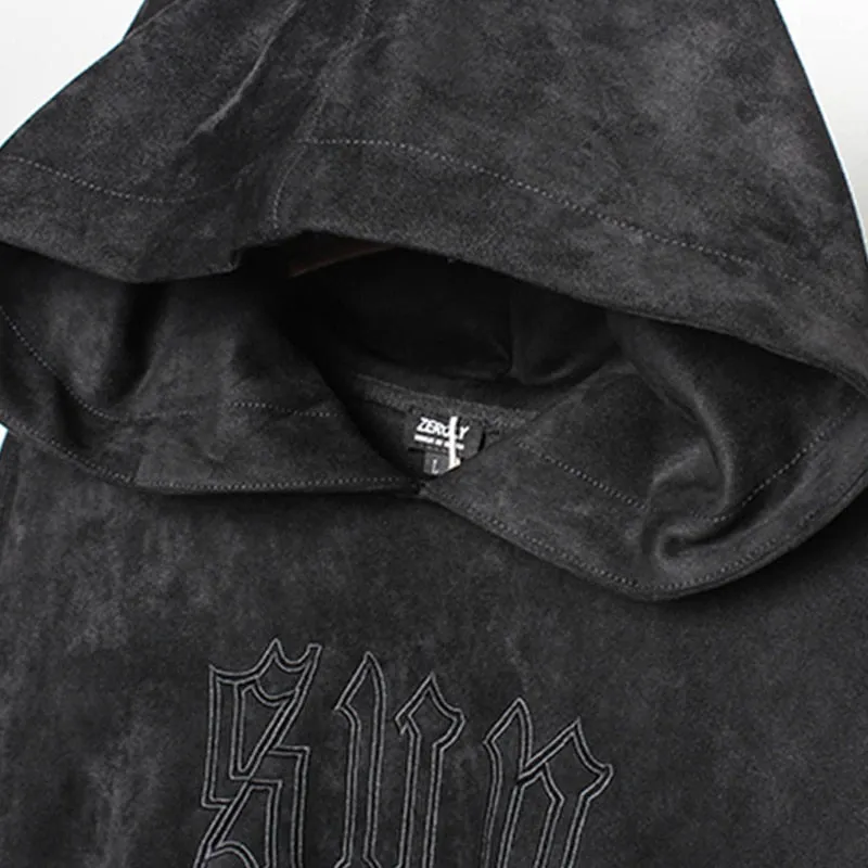 vintage black hoodie