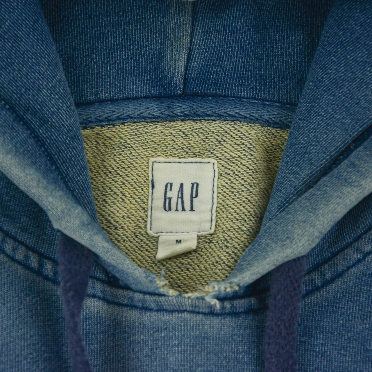 Vintage GAP Patched Stripe Hoodie Size M